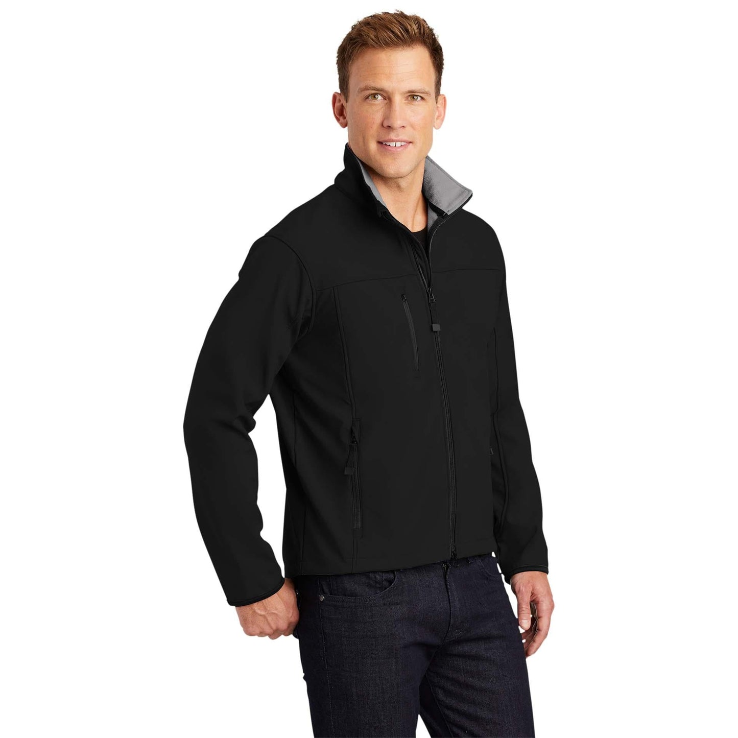 Black/Chrome Jacket - Port Authority - Functional Style