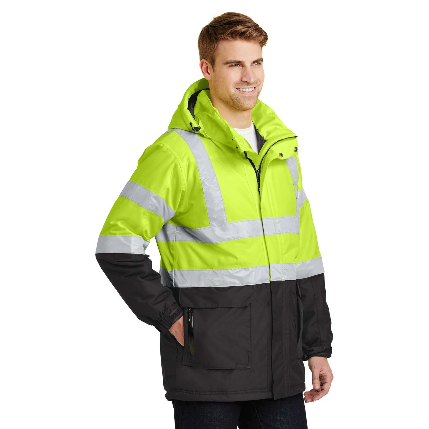 Safety Yellow Reflective Jacket - Port Authority - Stylish