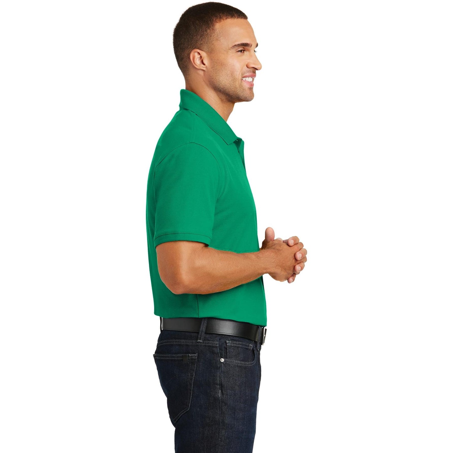 Bright Kelly Green Polo Shirt - Port Authority - Stylish Fit