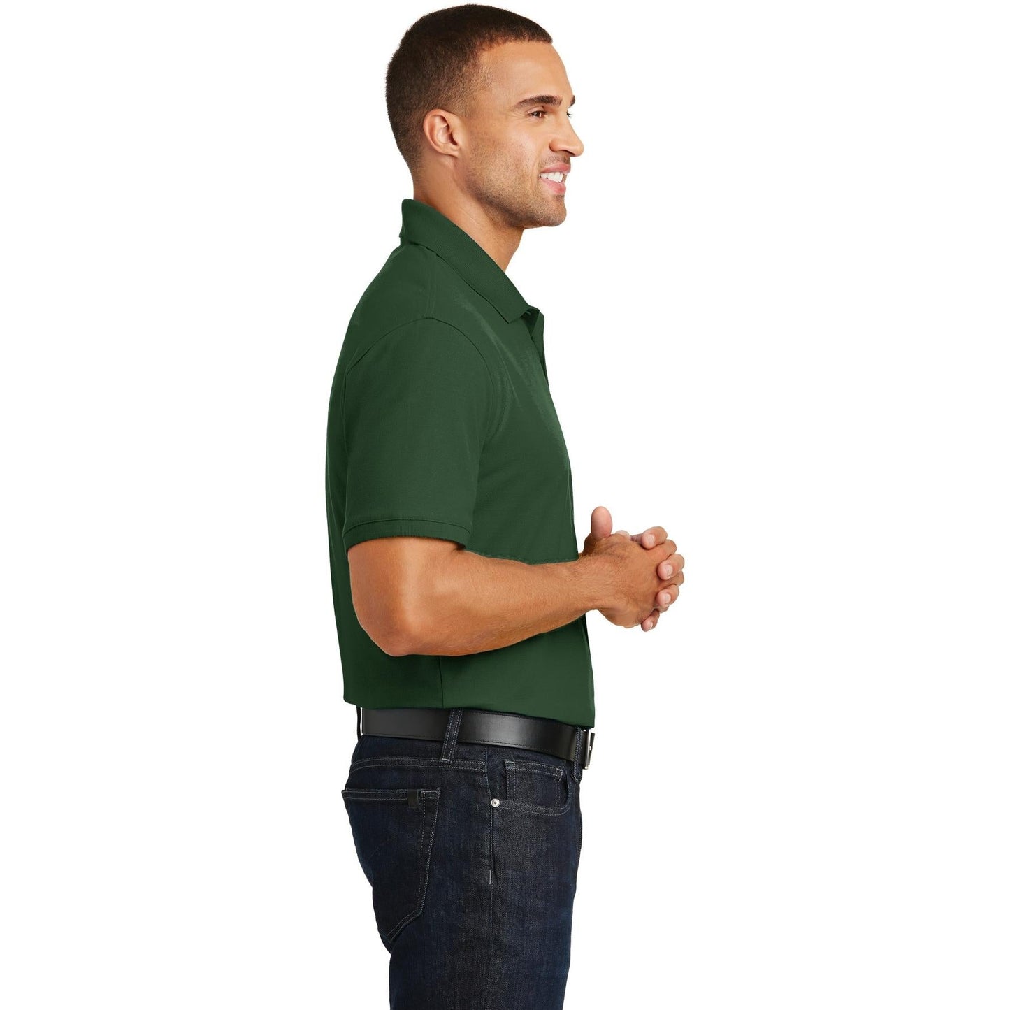 Bright Kelly Green Polo Shirt - Port Authority - Stylish Fit
