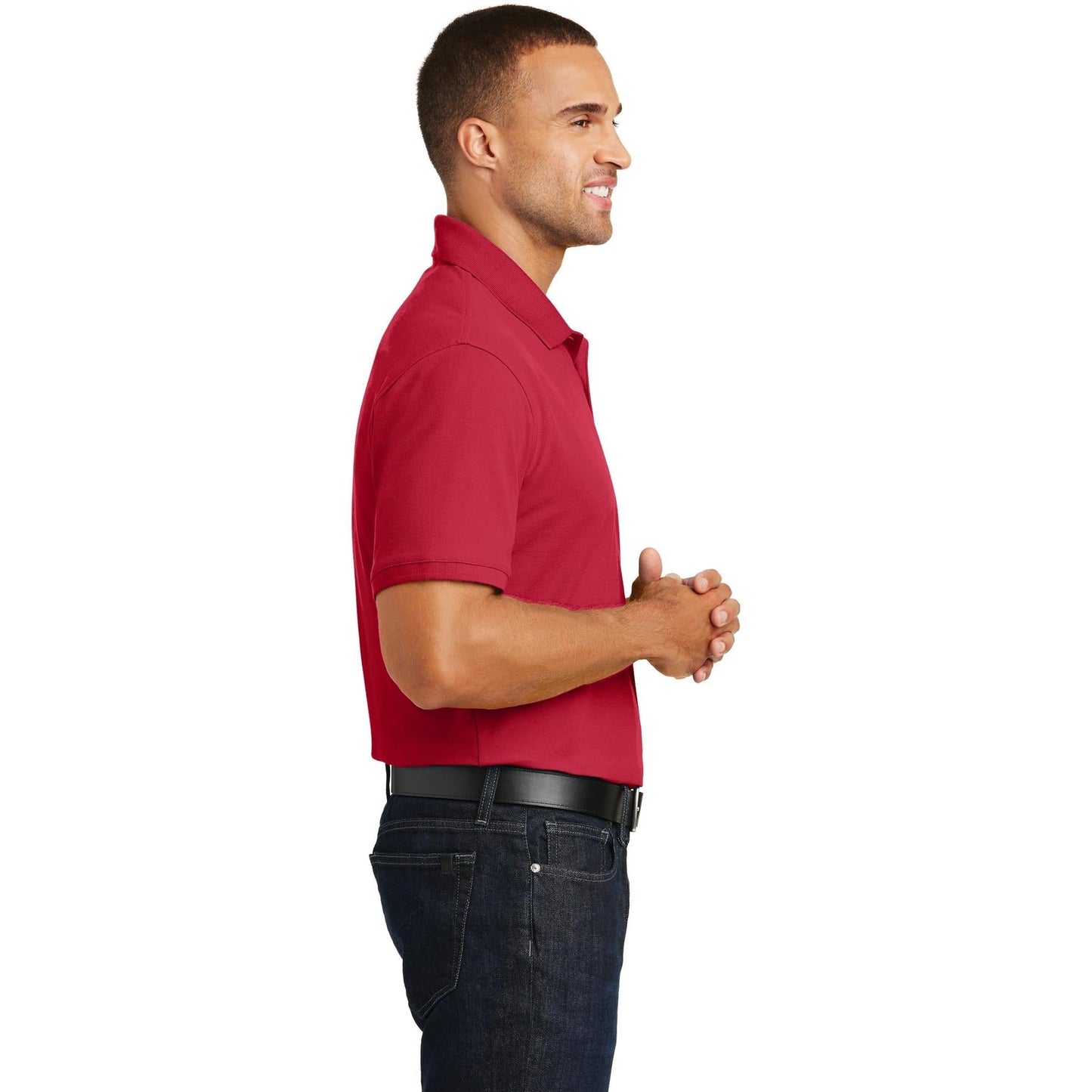 Bright Kelly Green Polo Shirt - Port Authority - Stylish Fit