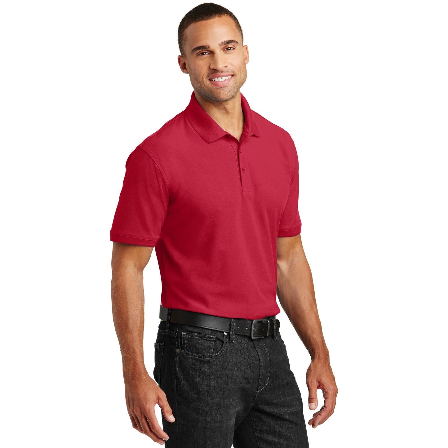 Bright Kelly Green Polo Shirt - Port Authority - Stylish Fit