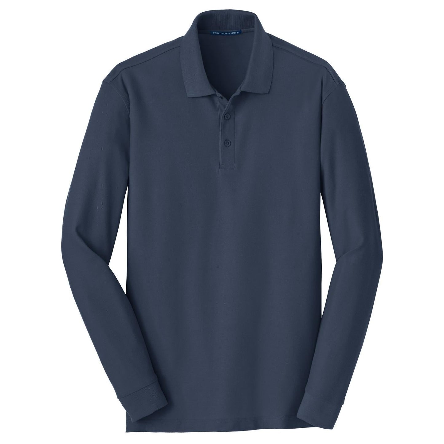 Deep Black Polo Shirts - Port Authority - Durable Pique