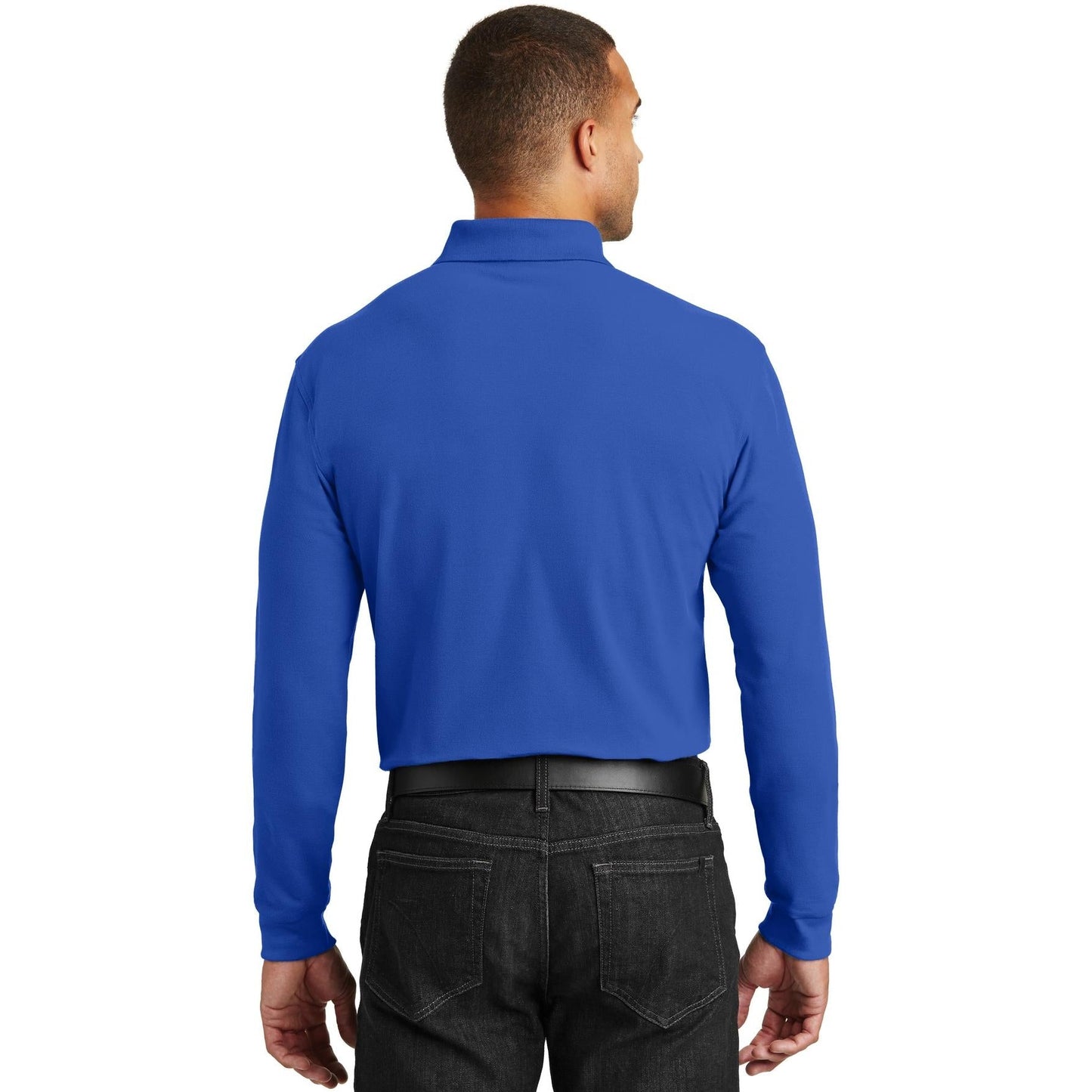 Deep Black Polo Shirts - Port Authority - Durable Pique