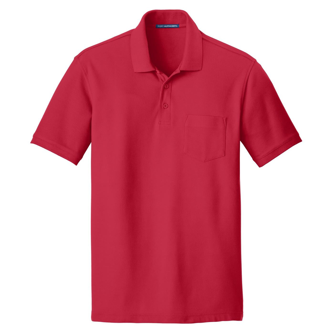 Deep Black Polo Shirts - Port Authority - Classic Style