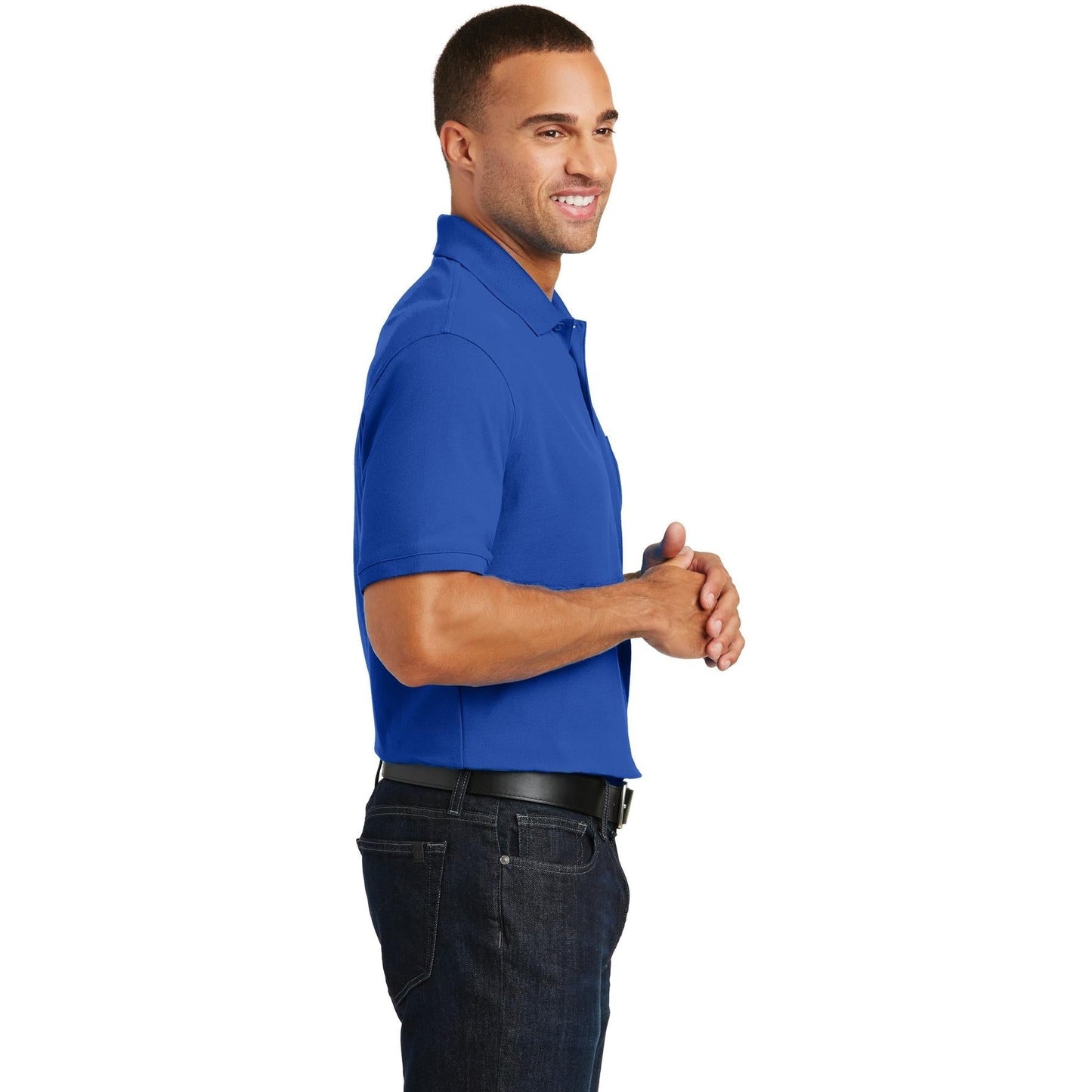 Deep Black Polo Shirts - Port Authority - Classic Style