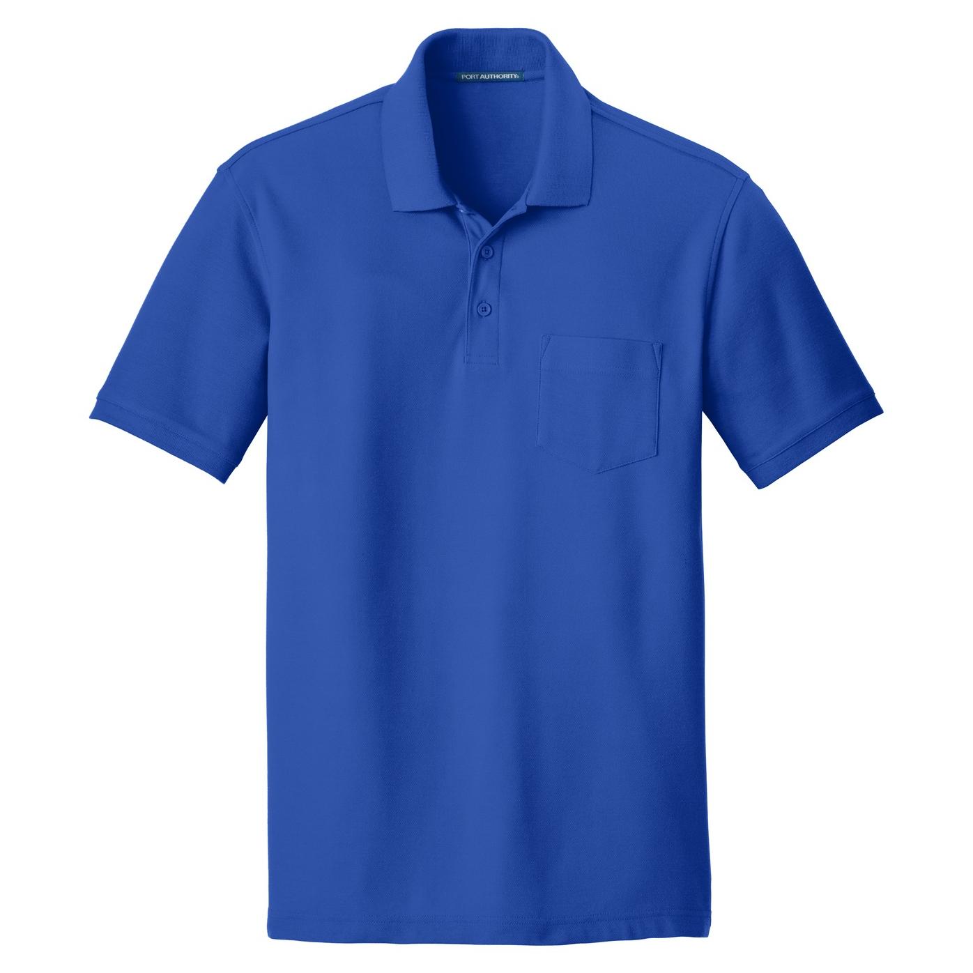 Deep Black Polo Shirts - Port Authority - Classic Style