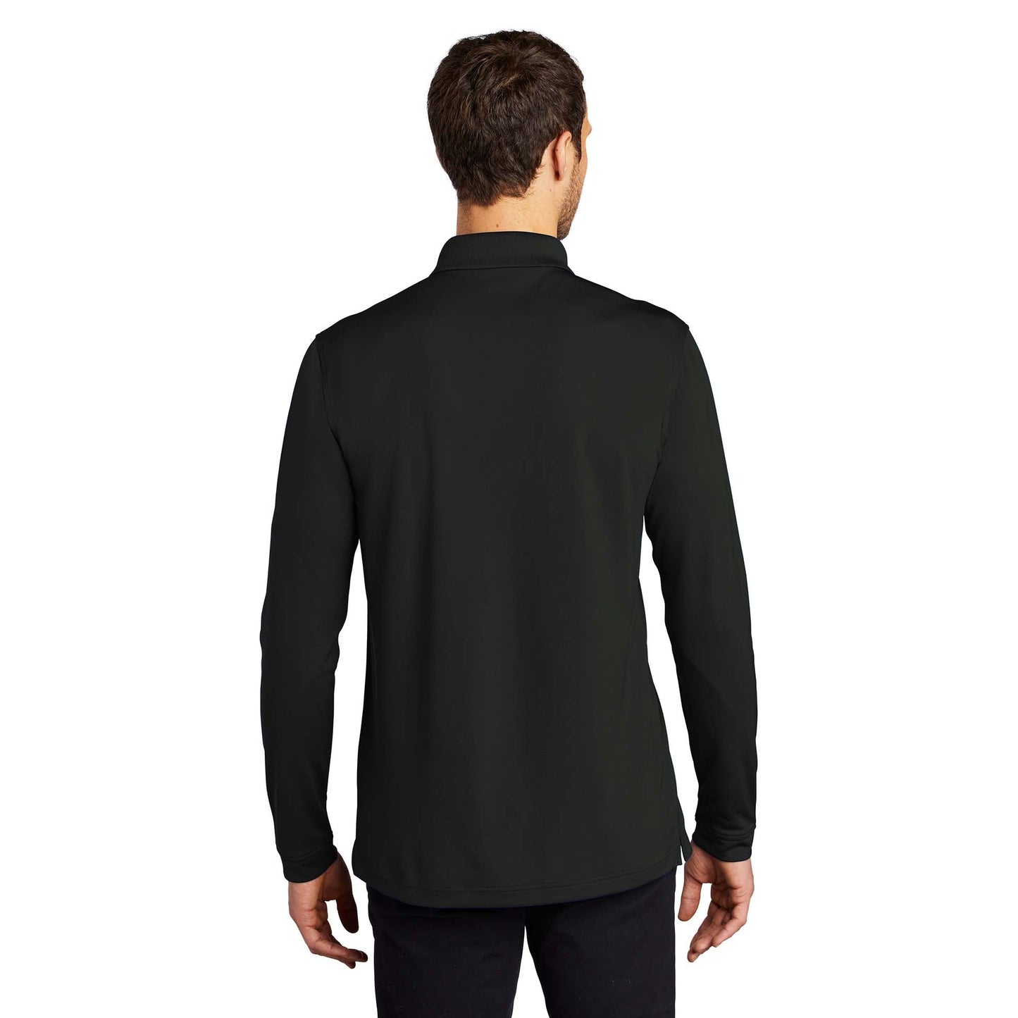 Deep Black Polo Shirts - Port Authority - Micro-Mesh