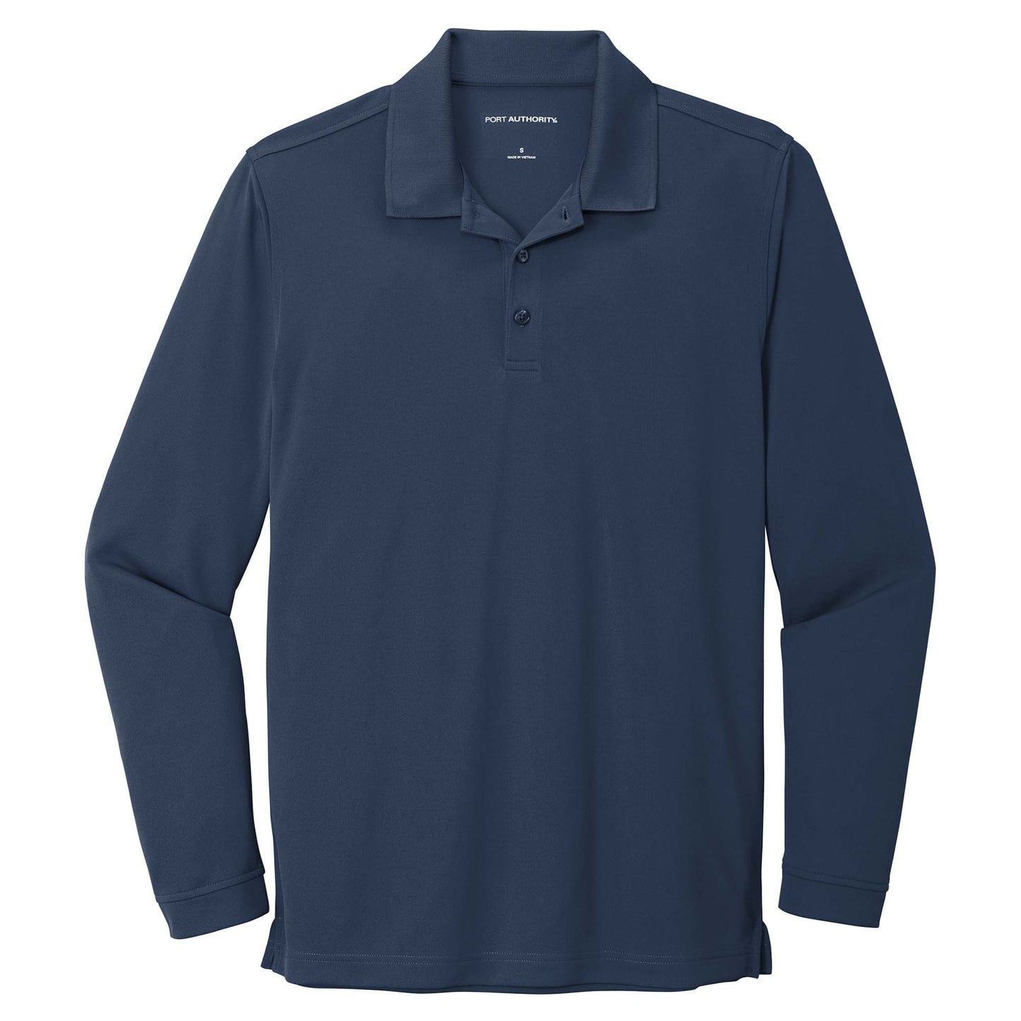 Deep Black Polo Shirts - Port Authority - Micro-Mesh