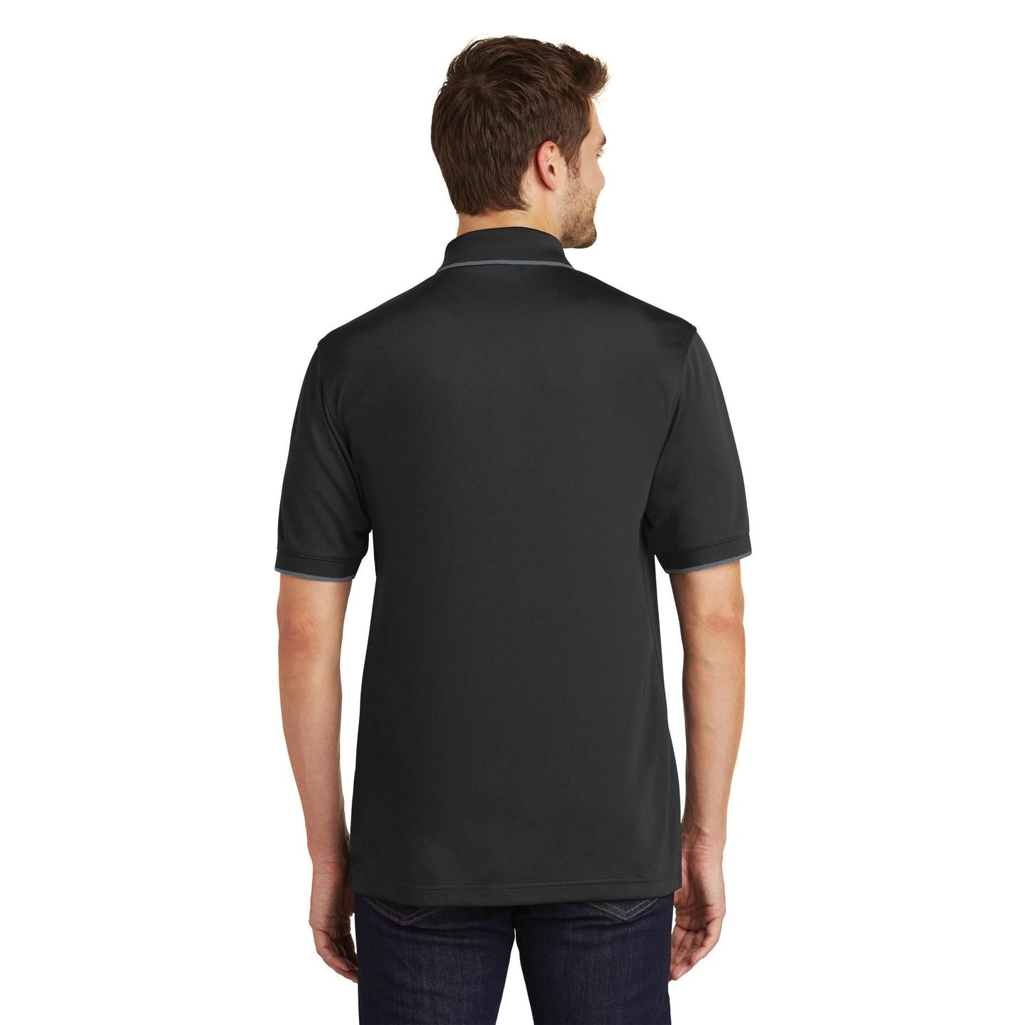 Deep Black Polo Shirt - Port Authority - Breathable Fabric