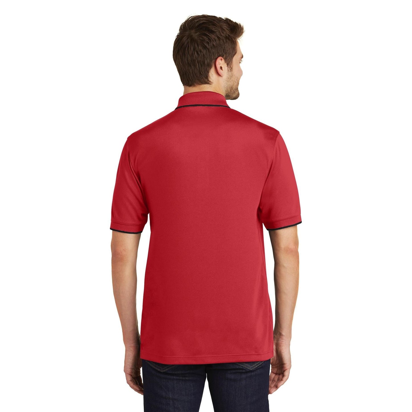 Deep Black Polo Shirt - Port Authority - Breathable Fabric