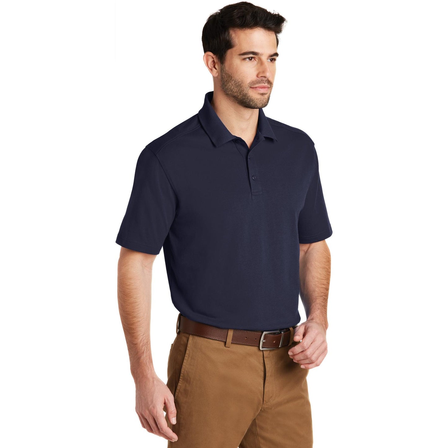 True Navy Polo Shirts - Port Authority - Comfortable Fabric