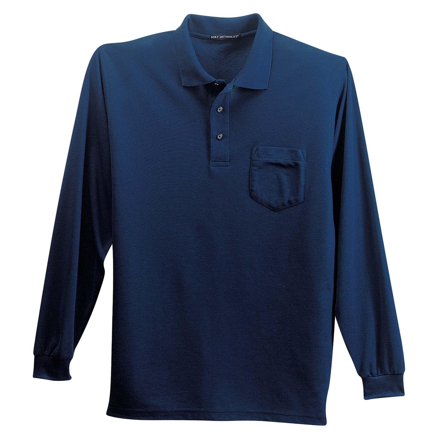 Black Polo Shirt - Port Authority - Soft Silk Touch