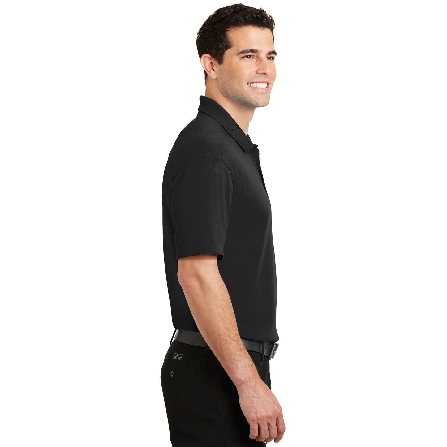 Black Polo Shirt - Port Authority - Comfortable Fabric