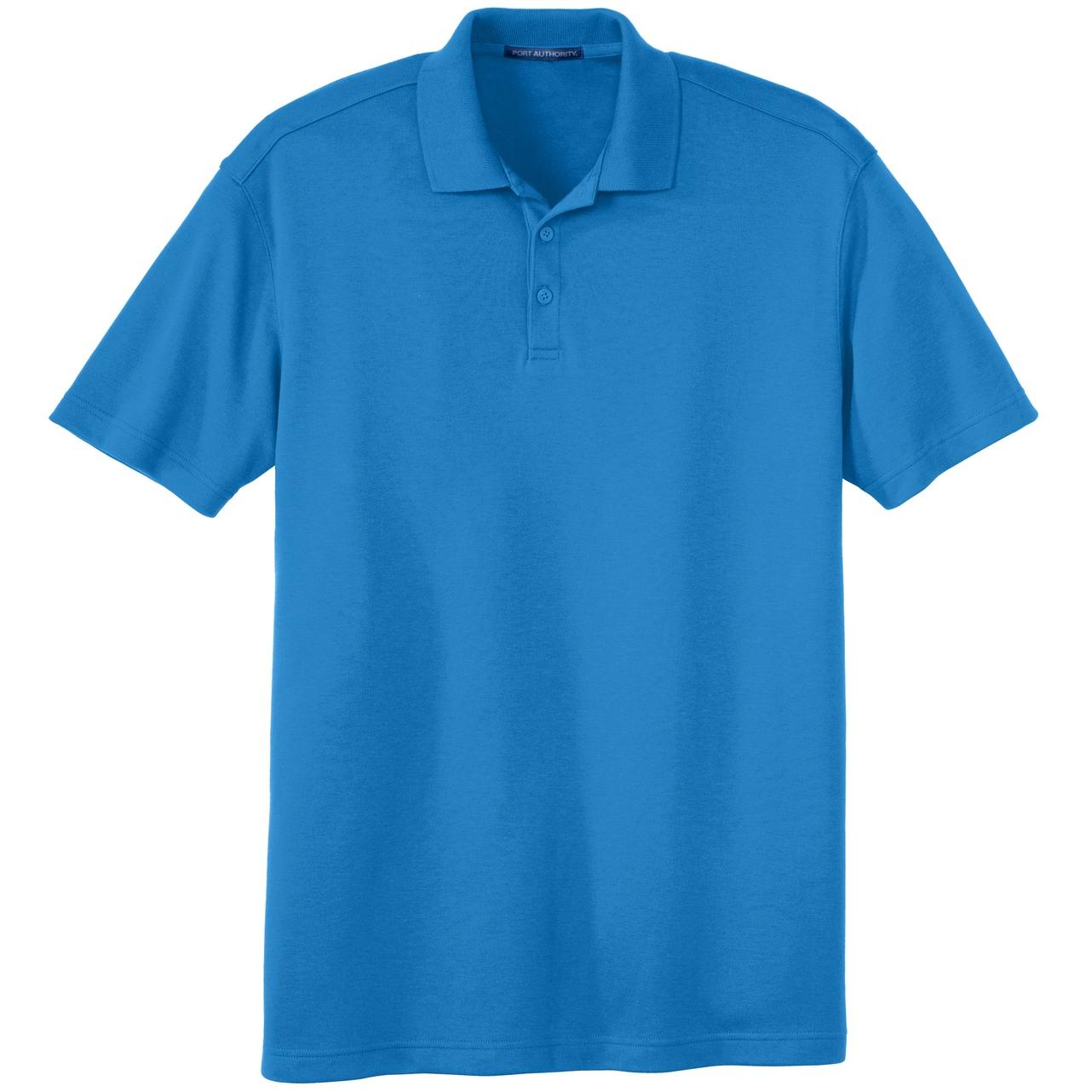 Black Polo Shirt - Port Authority - Comfortable Fabric