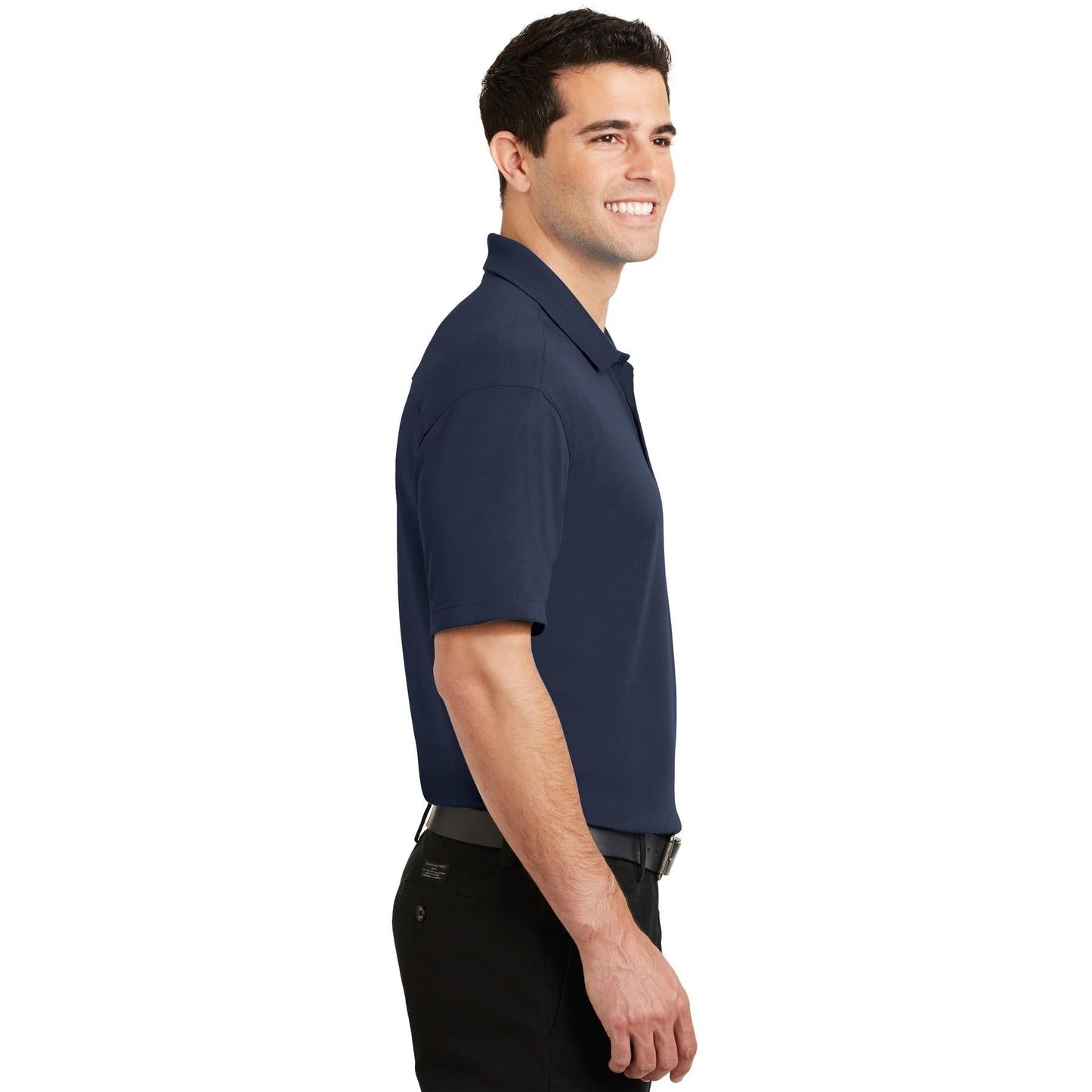 Black Polo Shirt - Port Authority - Comfortable Fabric