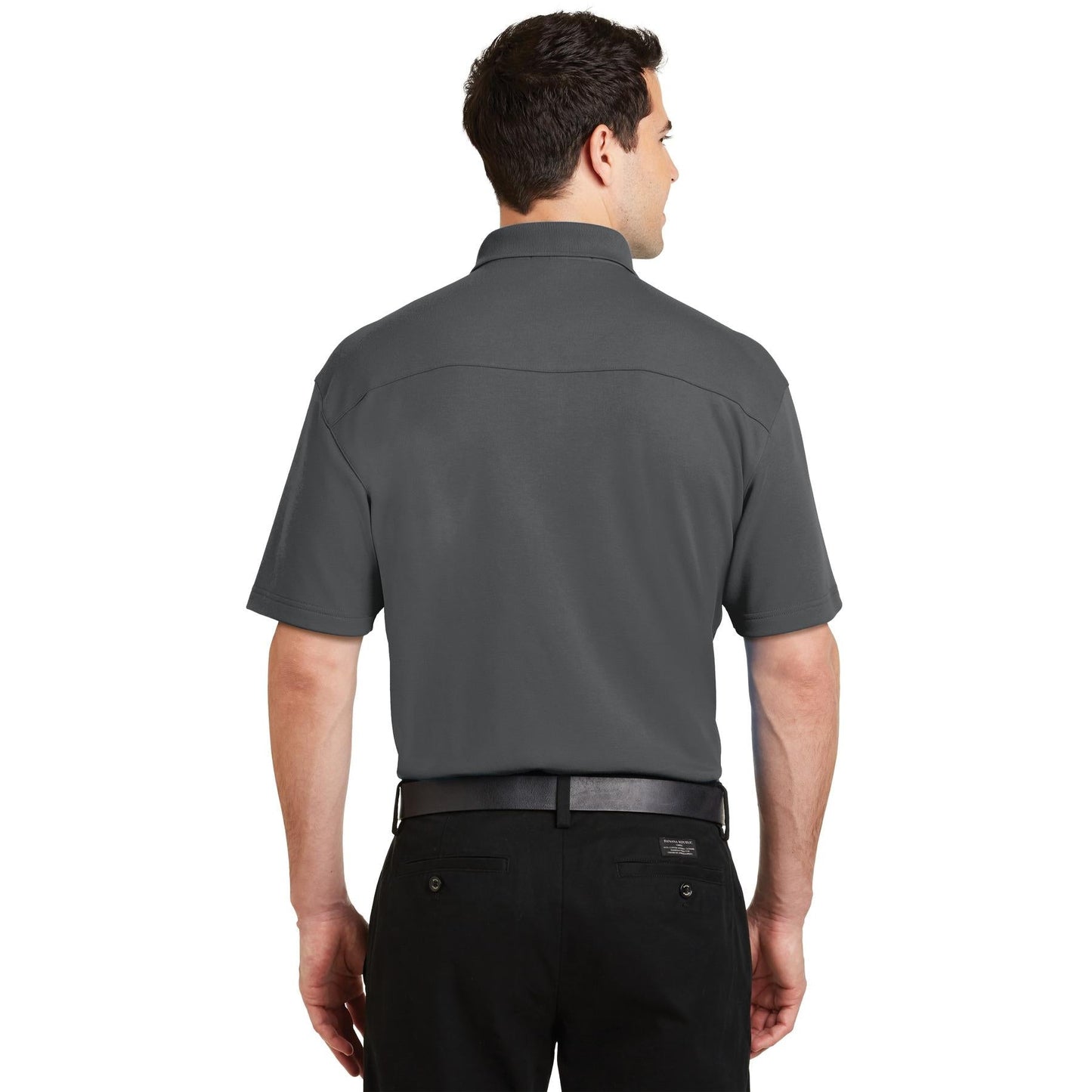 Black Polo Shirt - Port Authority - Comfortable Fabric