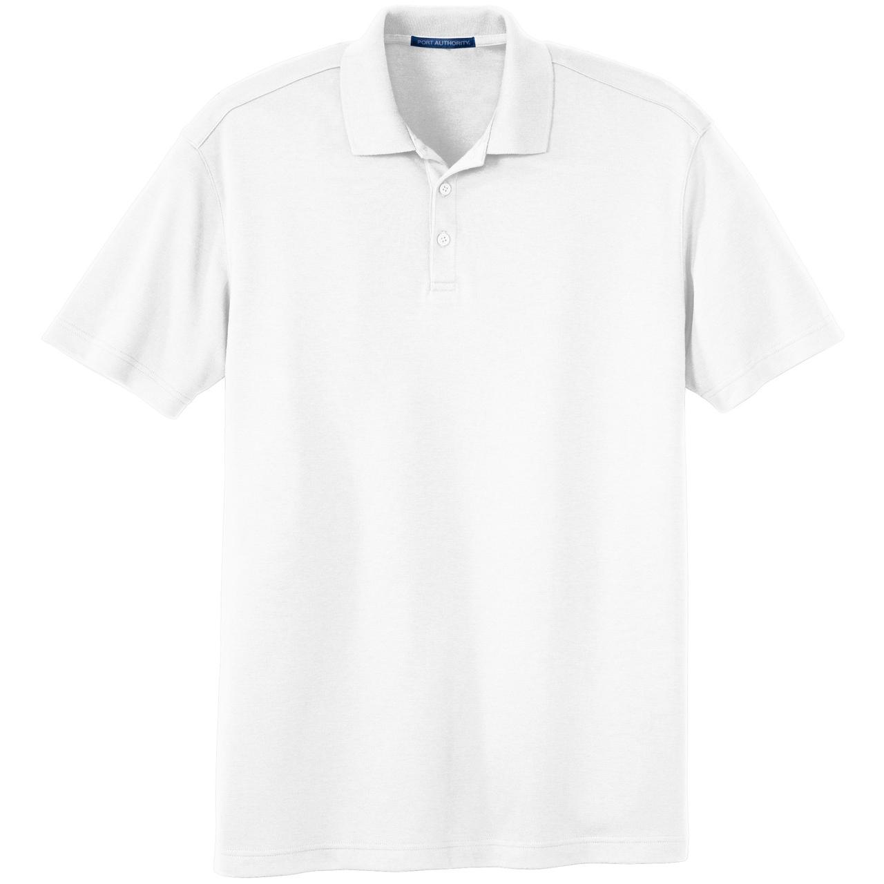 Black Polo Shirt - Port Authority - Comfortable Fabric
