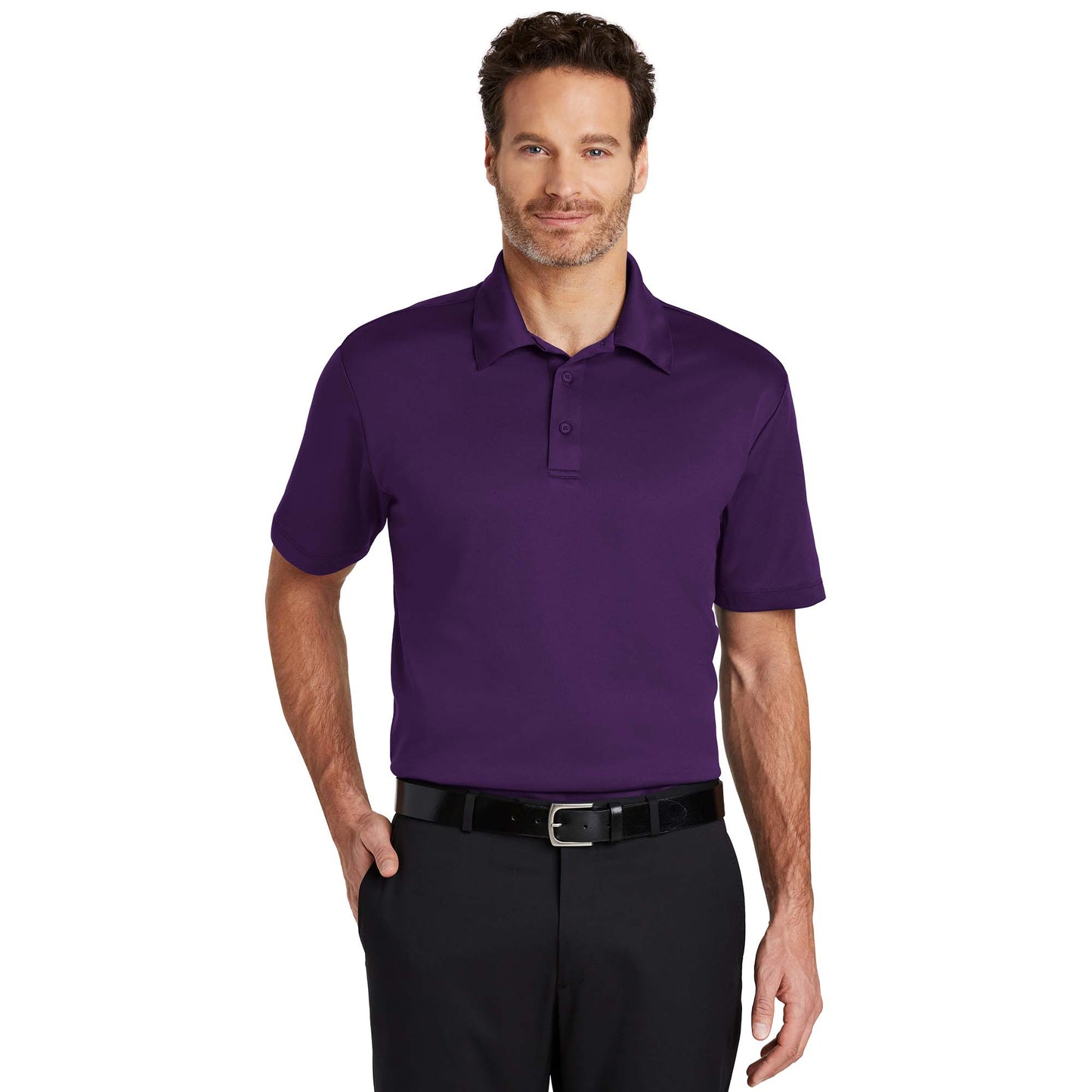 Black Polo Shirts - Port Authority - Soft Fabric