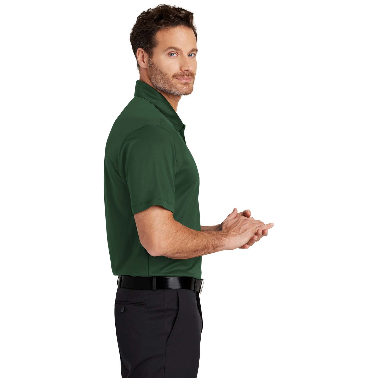 Black Polo Shirts - Port Authority - Soft Fabric