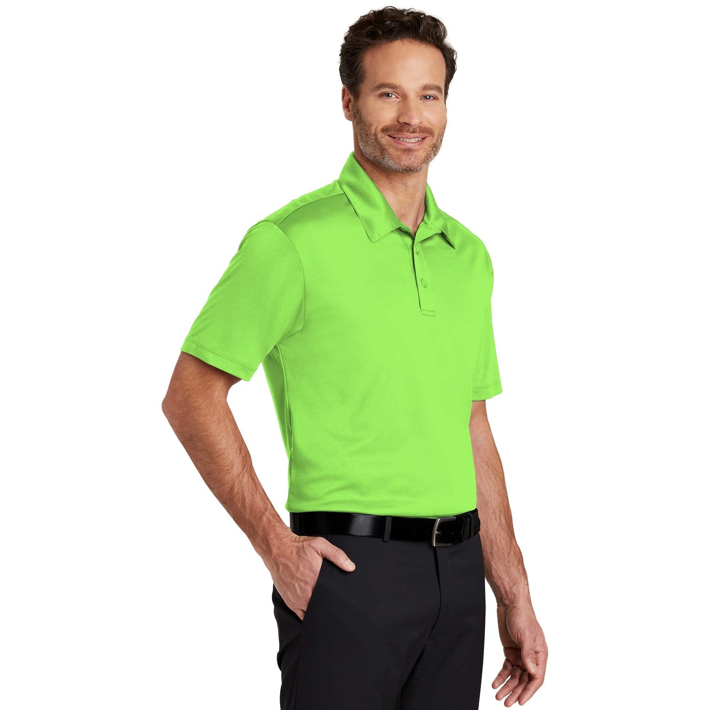 Black Polo Shirts - Port Authority - Soft Fabric