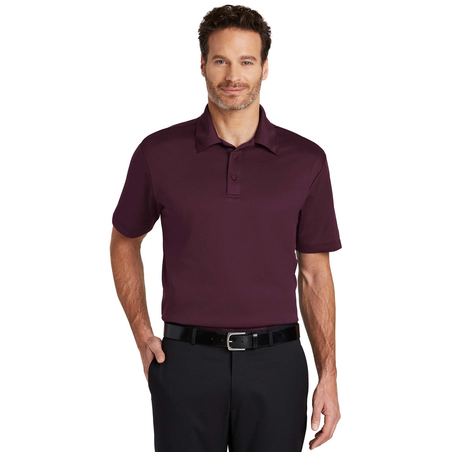 Black Polo Shirts - Port Authority - Soft Fabric