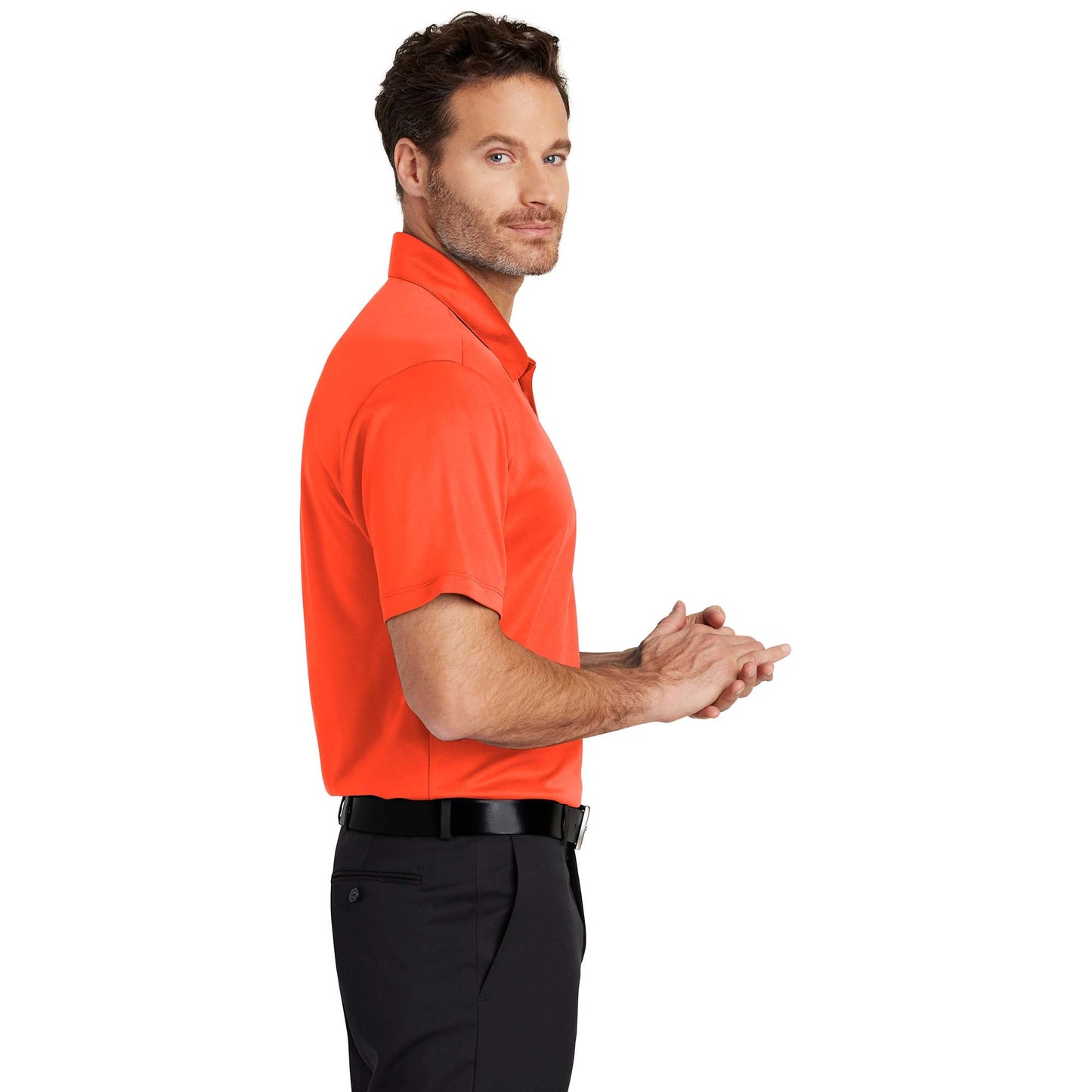 Black Polo Shirts - Port Authority - Soft Fabric