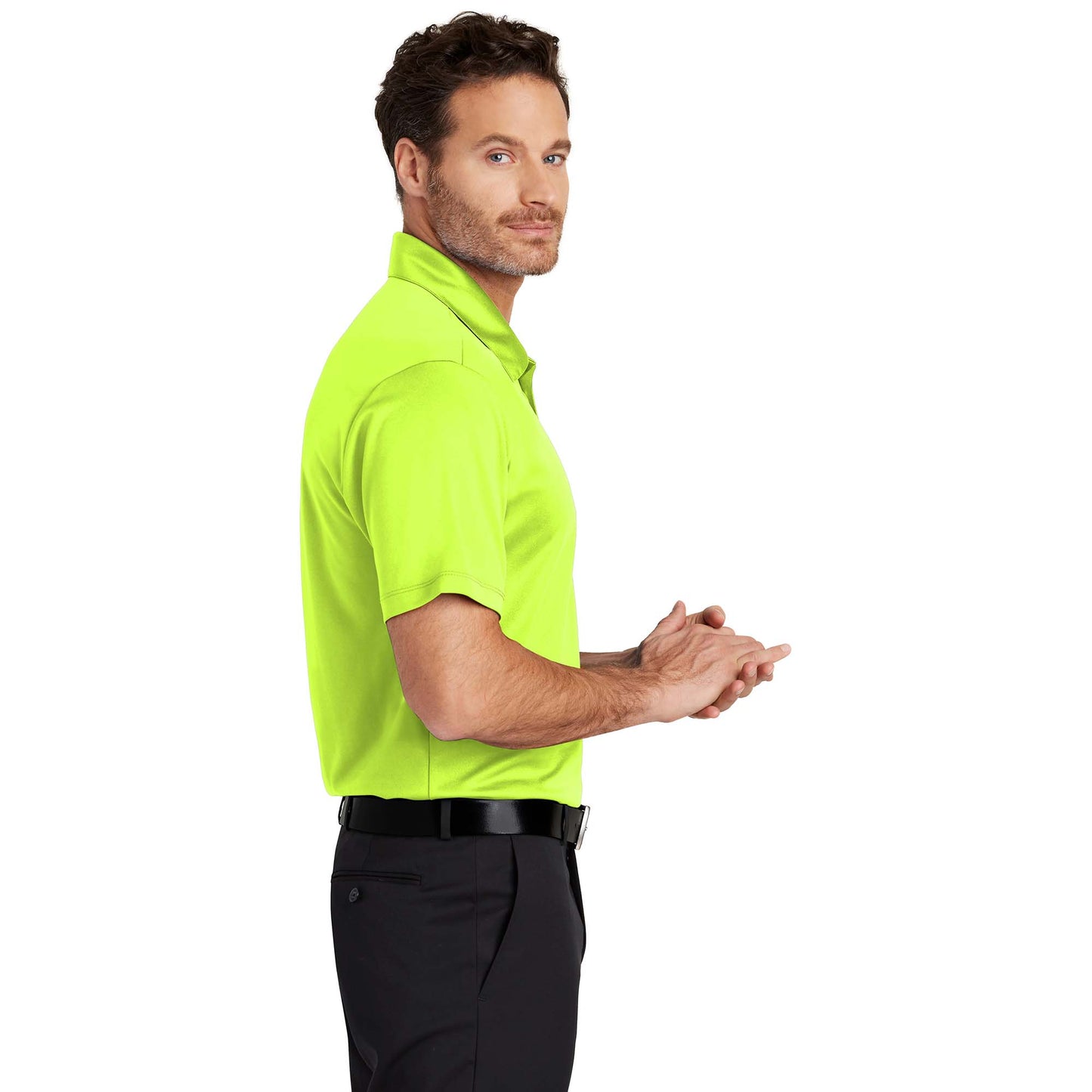 Black Polo Shirts - Port Authority - Soft Fabric