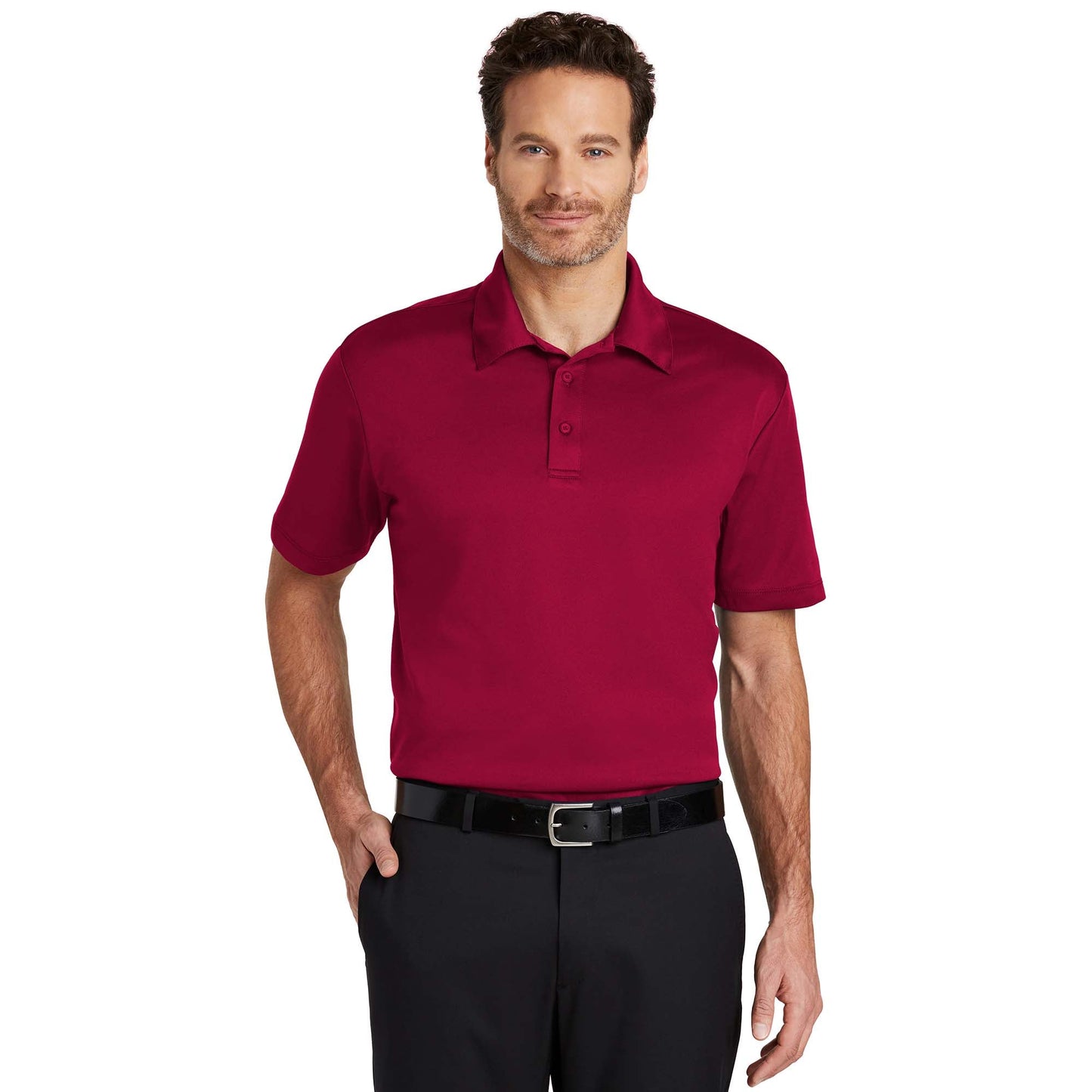 Black Polo Shirts - Port Authority - Soft Fabric