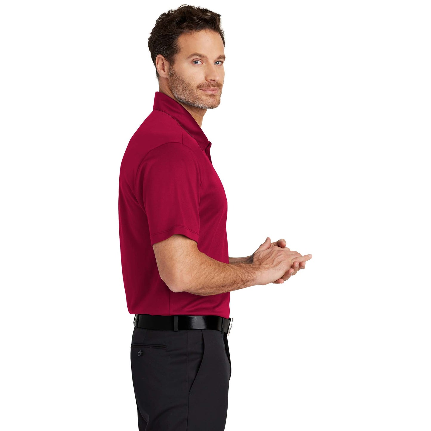 Black Polo Shirts - Port Authority - Soft Fabric