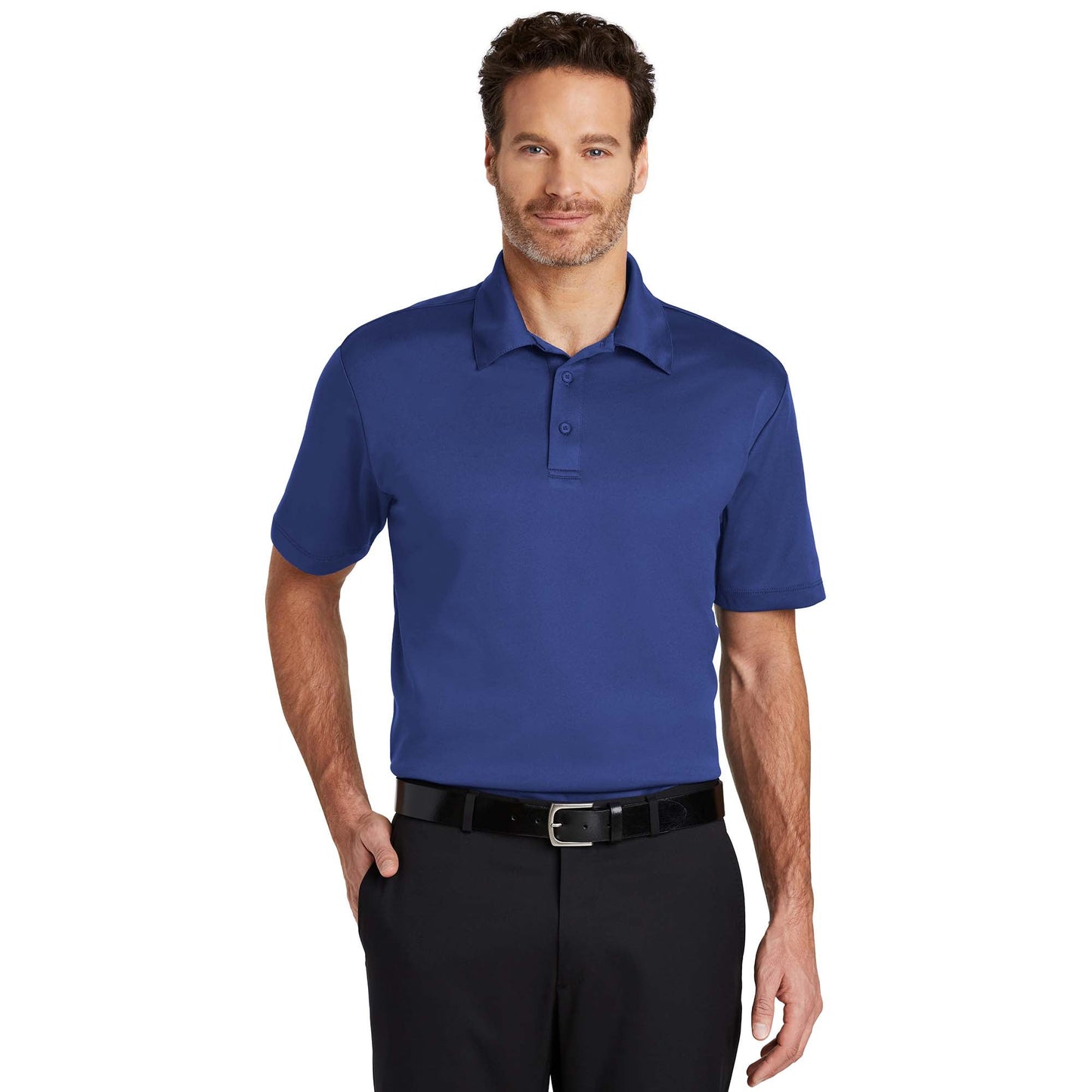 Black Polo Shirts - Port Authority - Soft Fabric