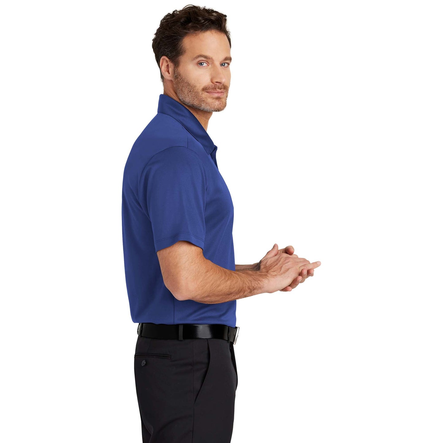 Black Polo Shirts - Port Authority - Soft Fabric