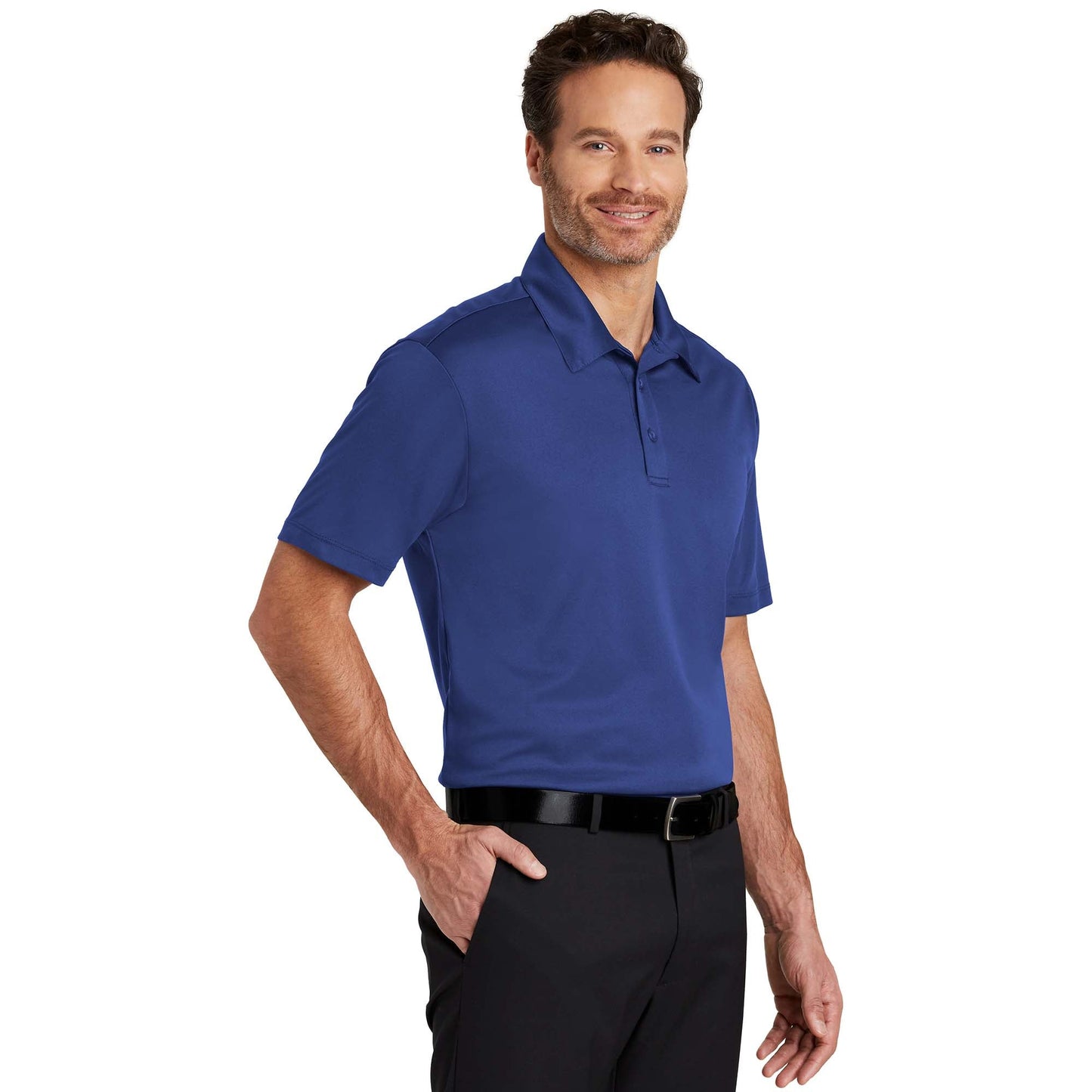 Black Polo Shirts - Port Authority - Soft Fabric