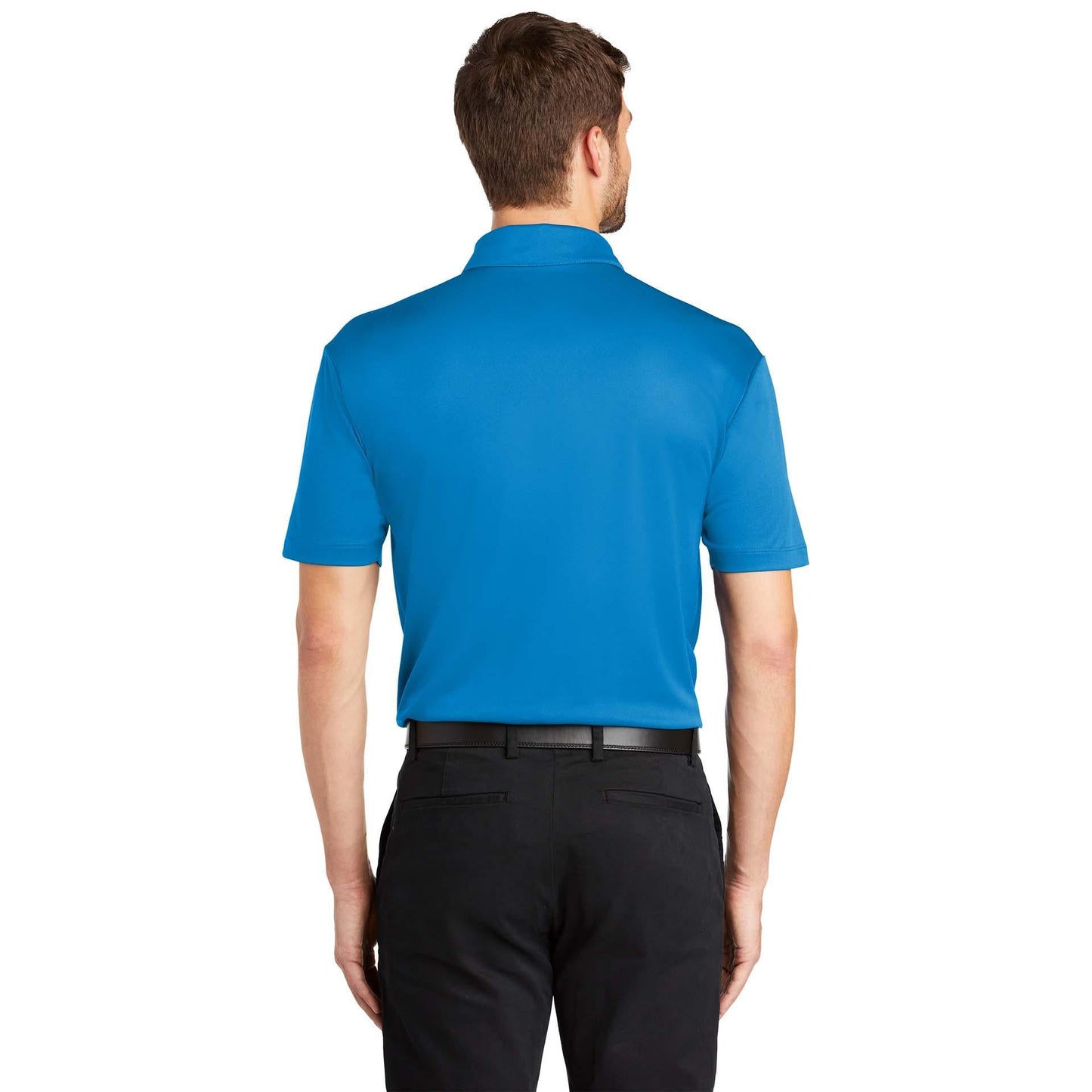 Black Polo Shirt - Port Authority - Soft Touch Fabric