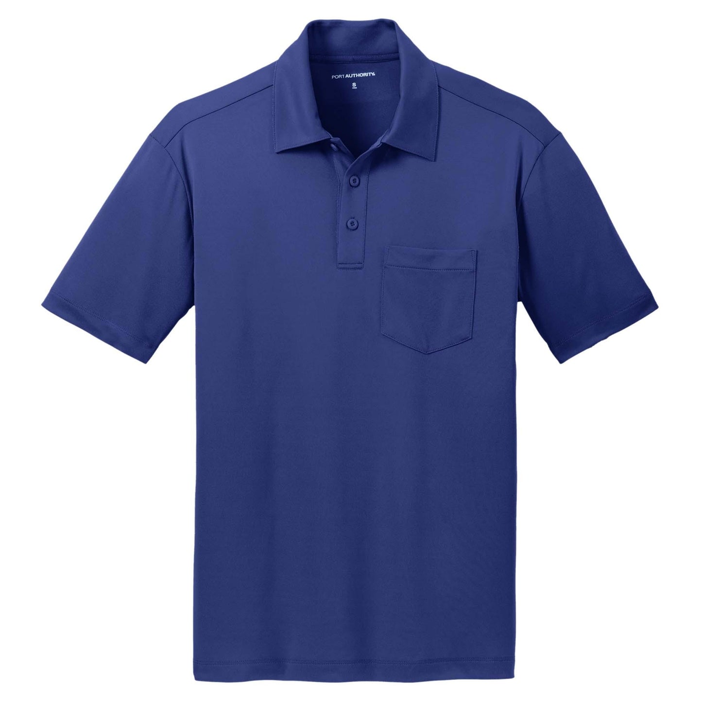 Black Polo Shirt - Port Authority - Soft Touch Fabric