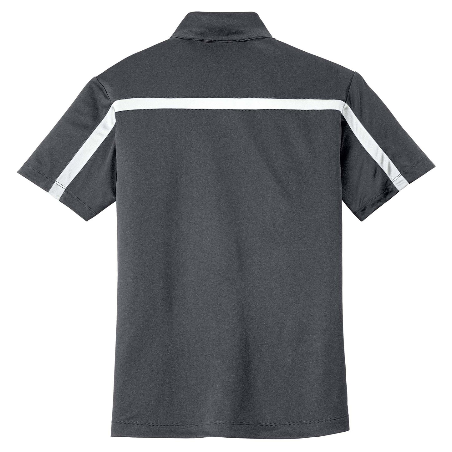 Black/Steel Grey Polo - Port Authority - Performance Fabric