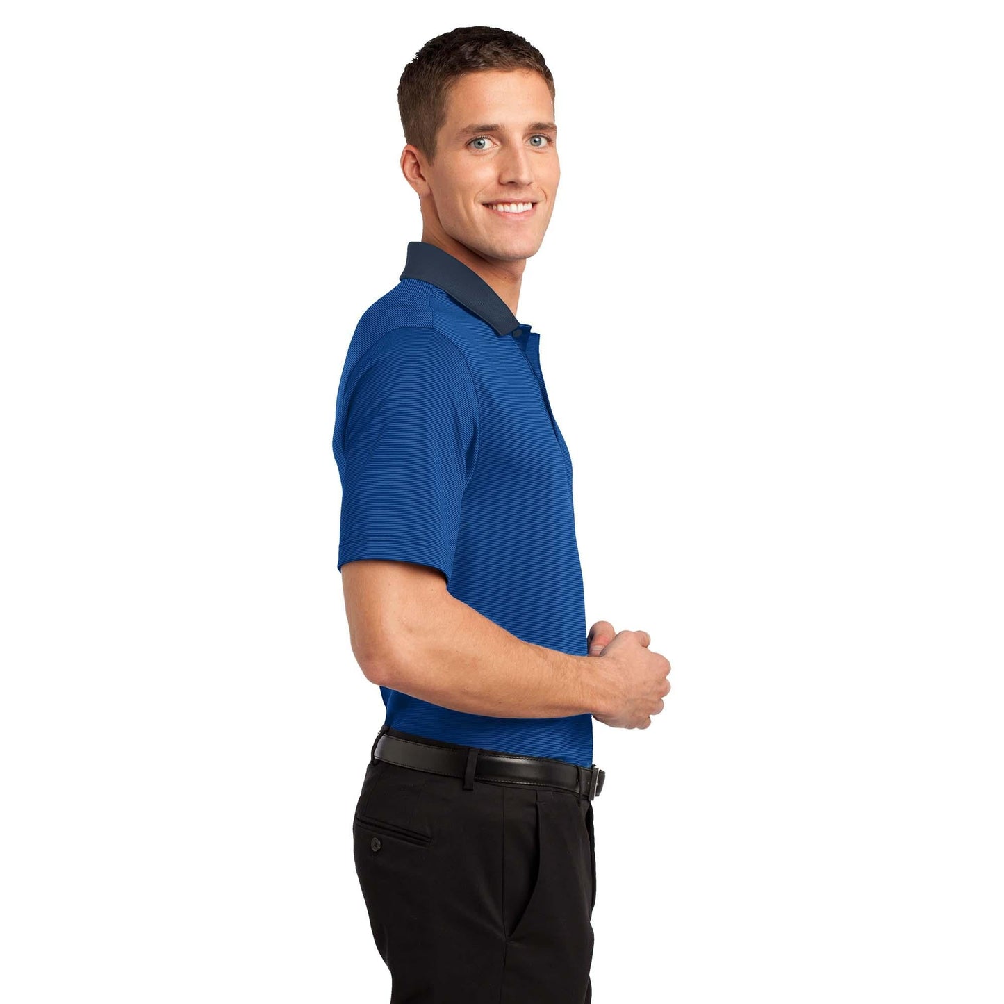 Graphite Polo Shirts - Port Authority - Stretch Blend