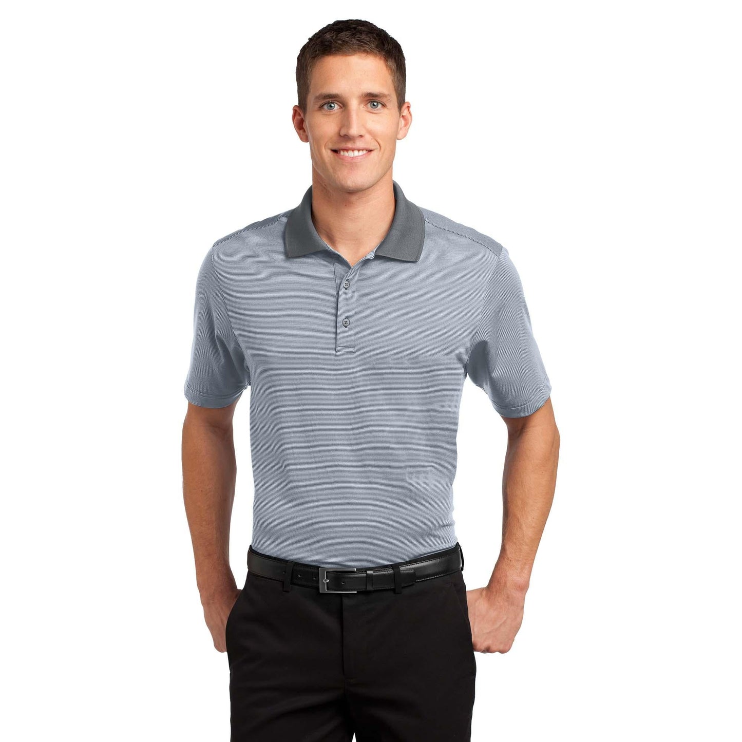 Graphite Polo Shirts - Port Authority - Stretch Blend