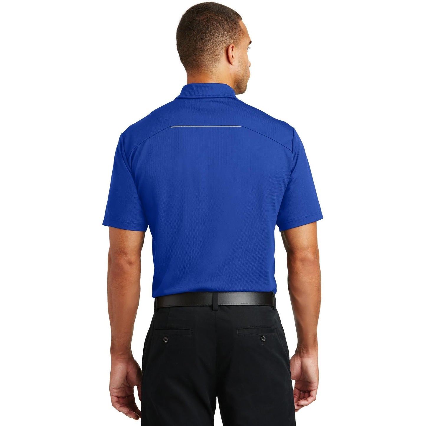 Battleship Grey Polo - Port Authority - Moisture-Wicking