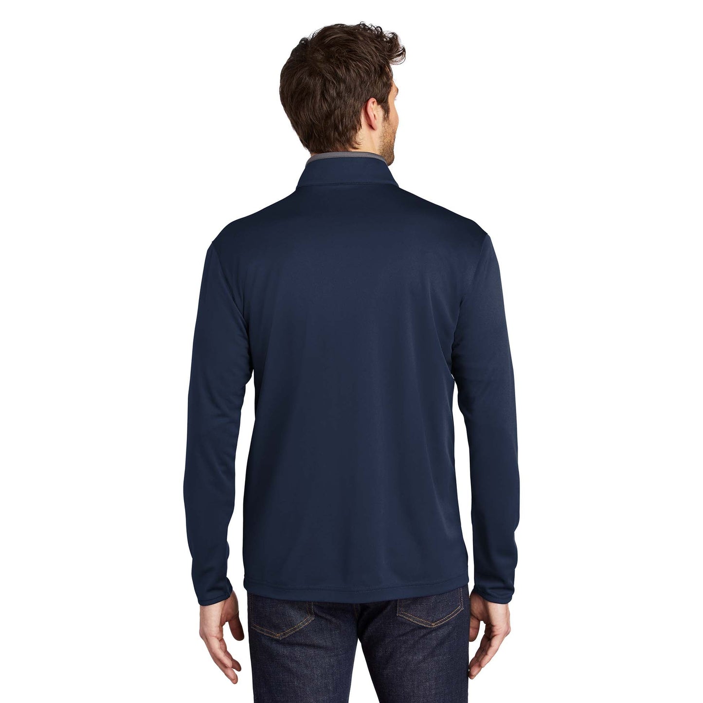 Black/Steel Grey Sweatshirt - Port Authority - Snag Resistant