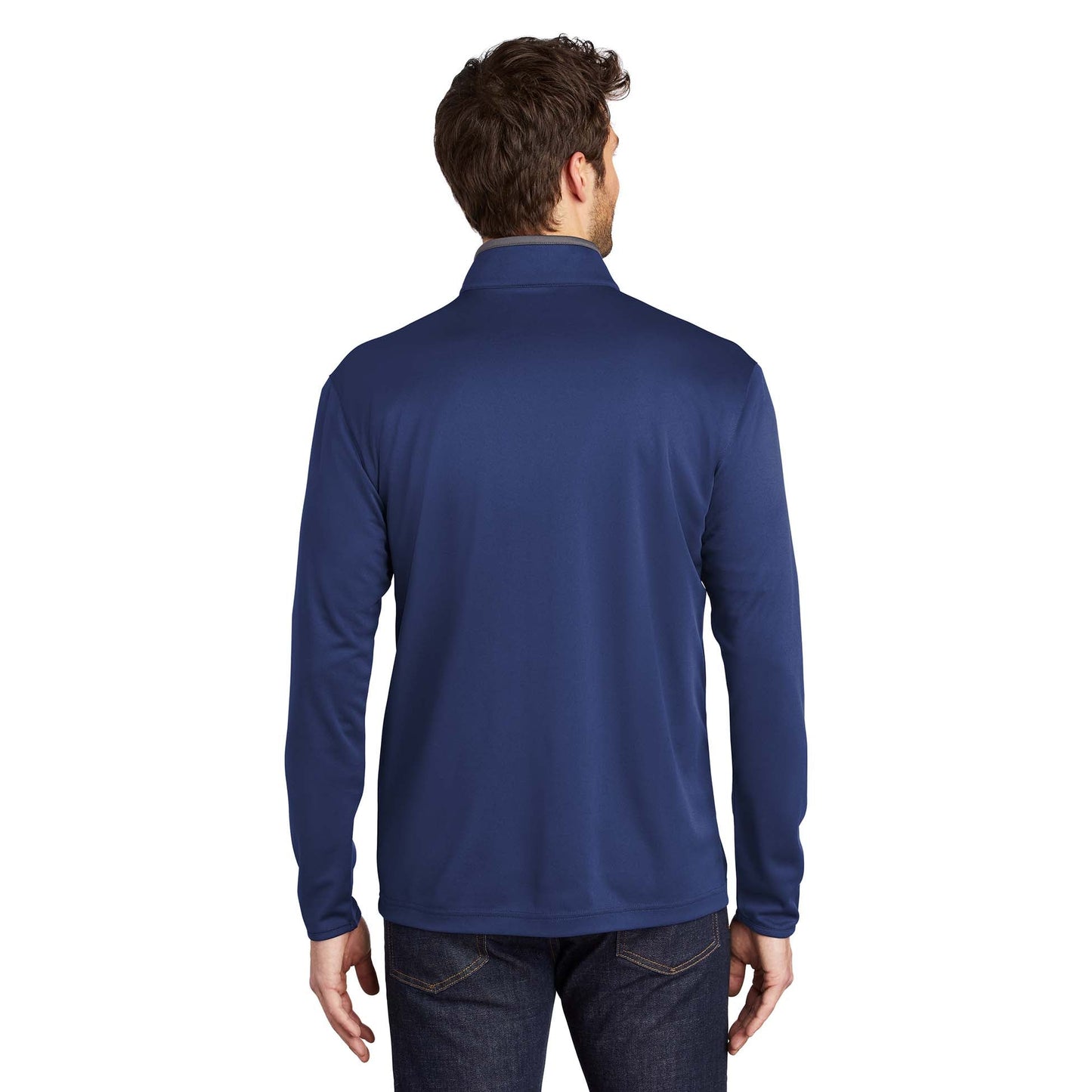 Black/Steel Grey Sweatshirt - Port Authority - Snag Resistant