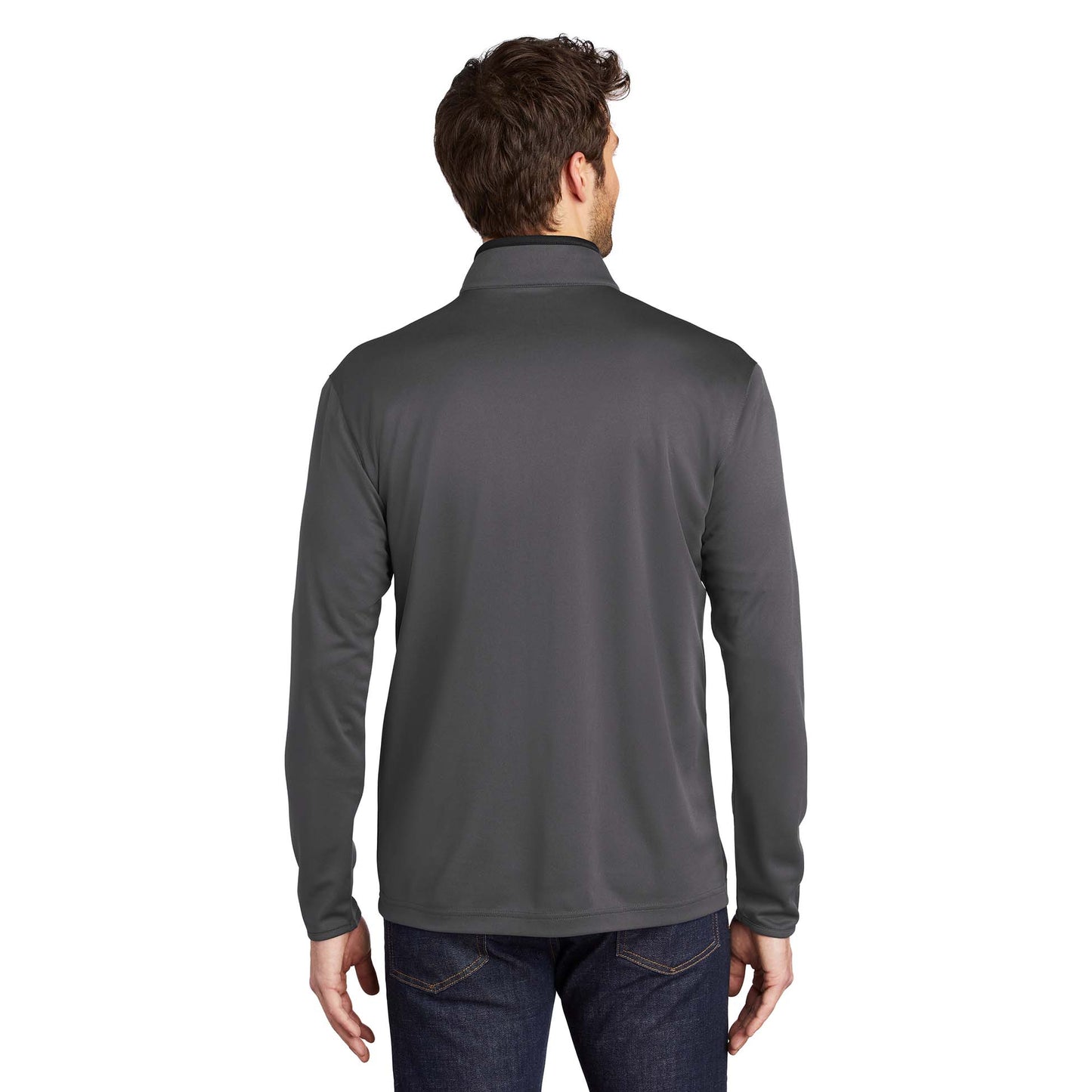 Black/Steel Grey Sweatshirt - Port Authority - Snag Resistant