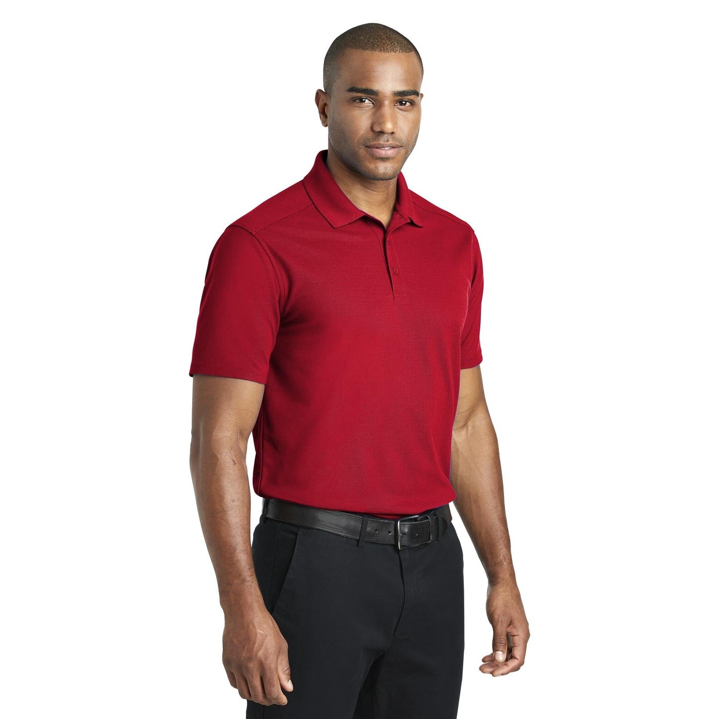 Apple Red Polo Shirts - Port Authority - Soft Fabric