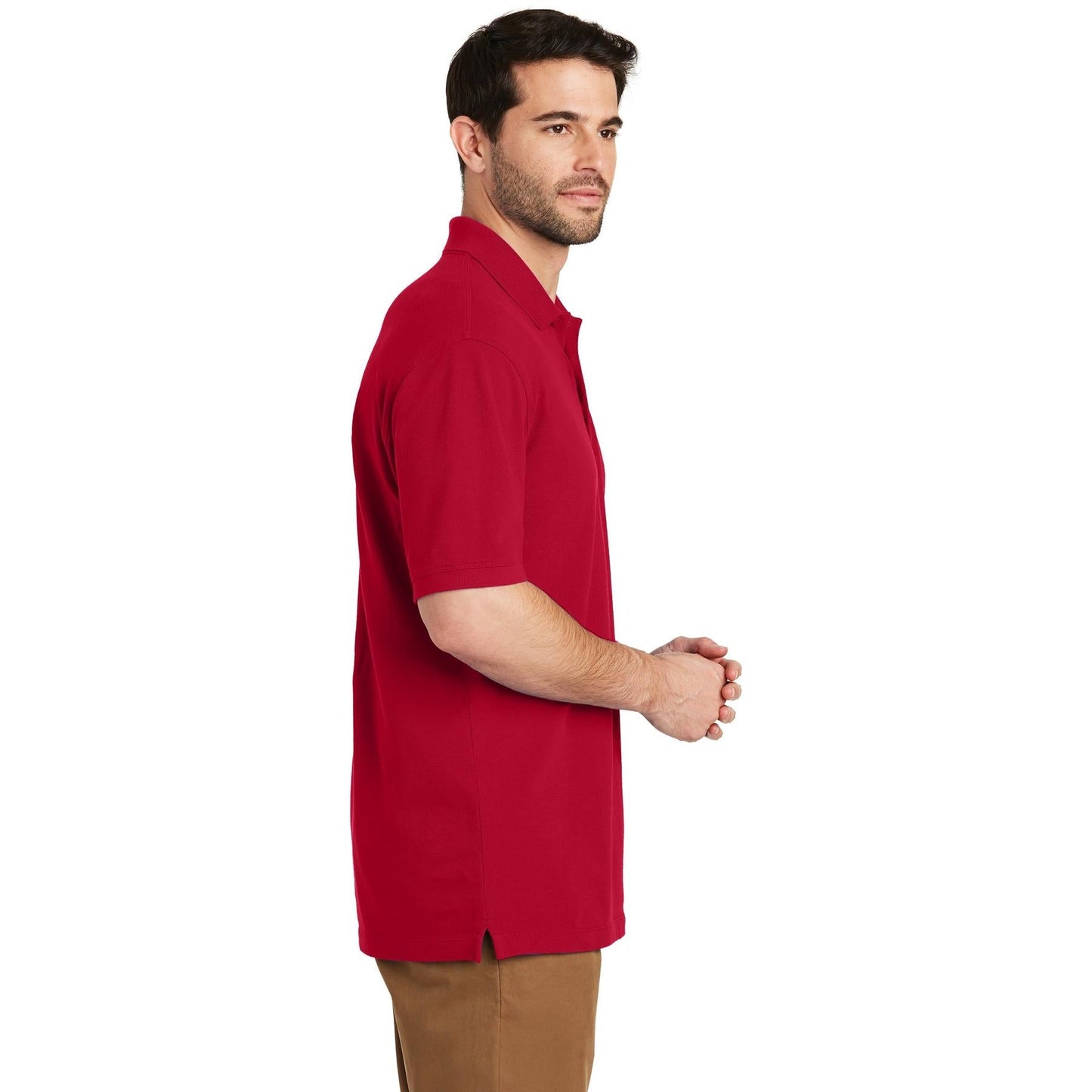 Apple Red Polo Shirts - Port Authority - Soft Cotton