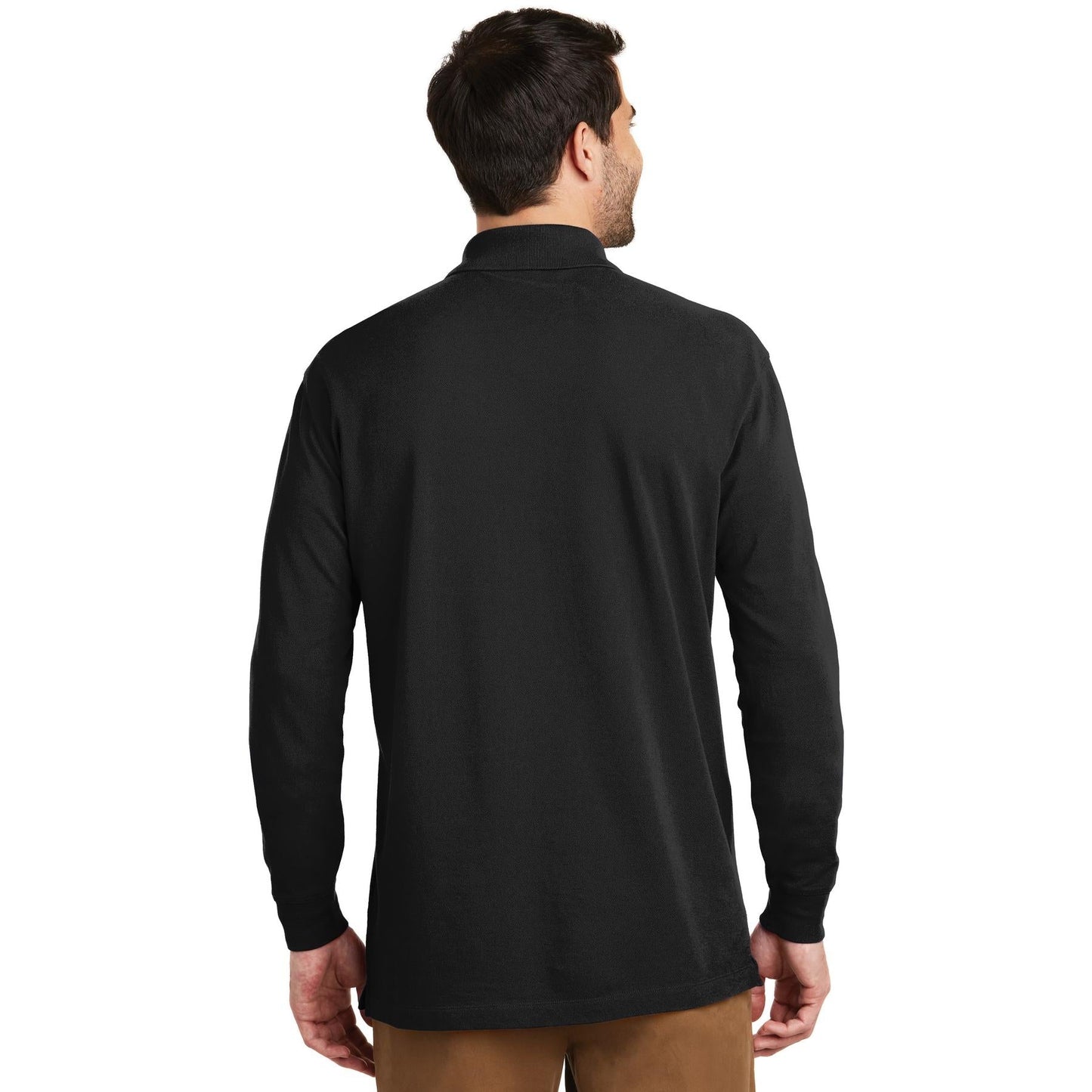 Black Polo Shirt - Port Authority - Sleek Fit