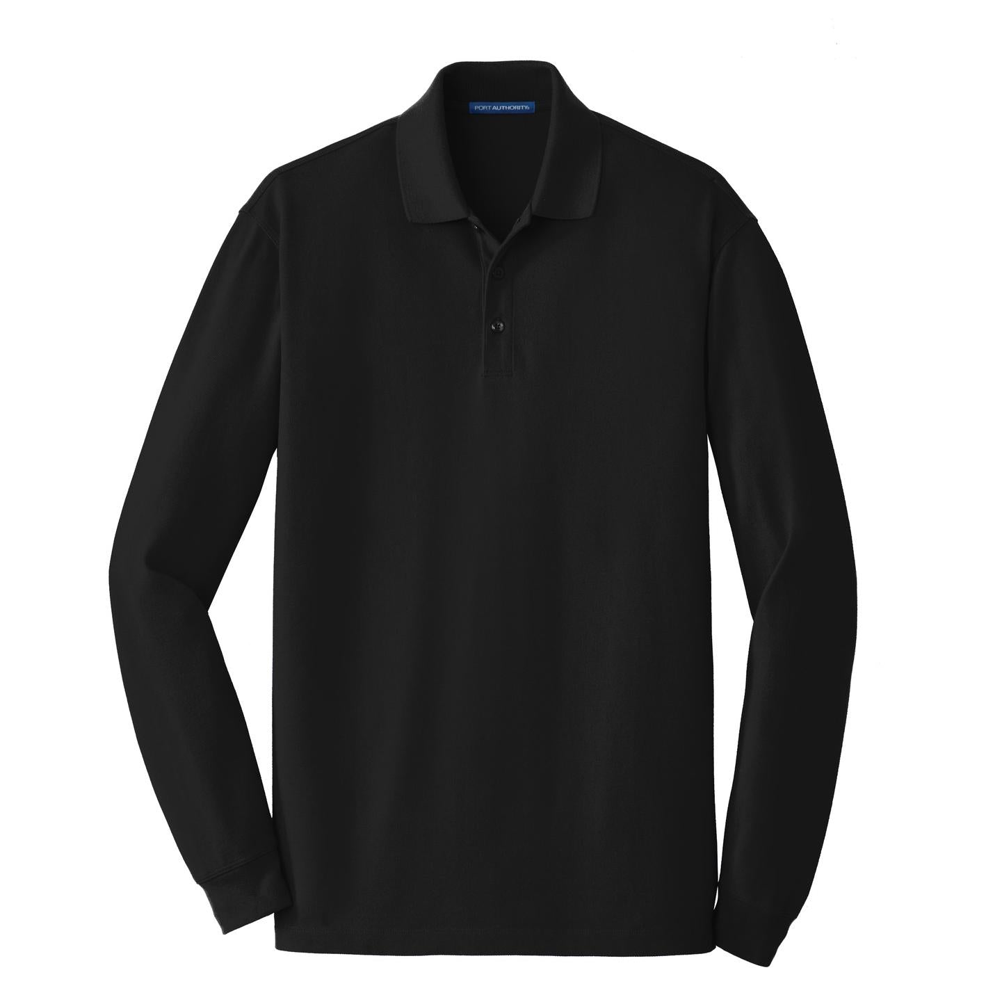 Black Polo Shirt - Port Authority - Sleek Fit