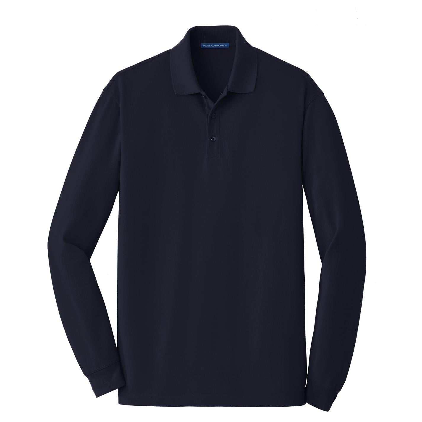 Black Polo Shirt - Port Authority - Sleek Fit