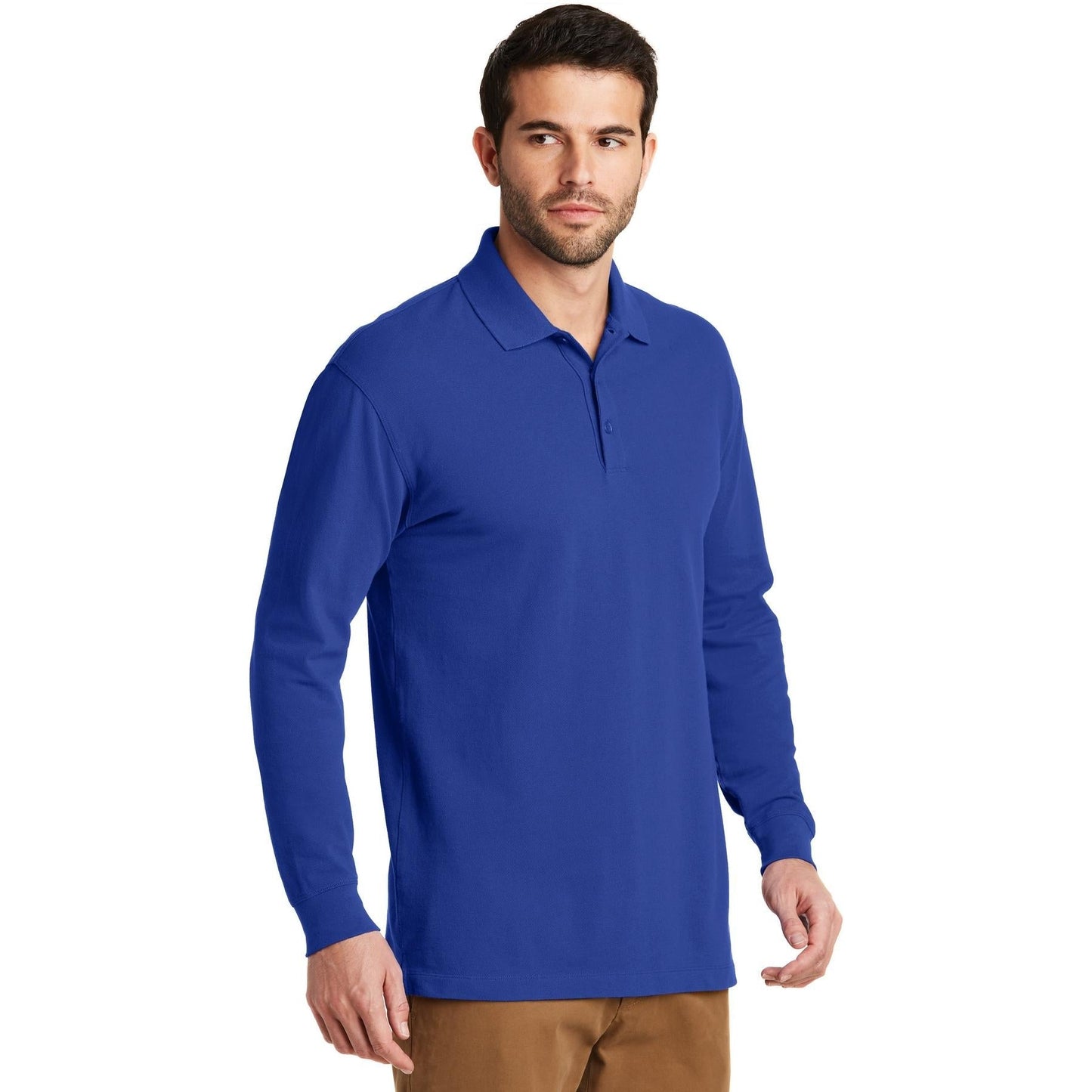 Black Polo Shirt - Port Authority - Sleek Fit