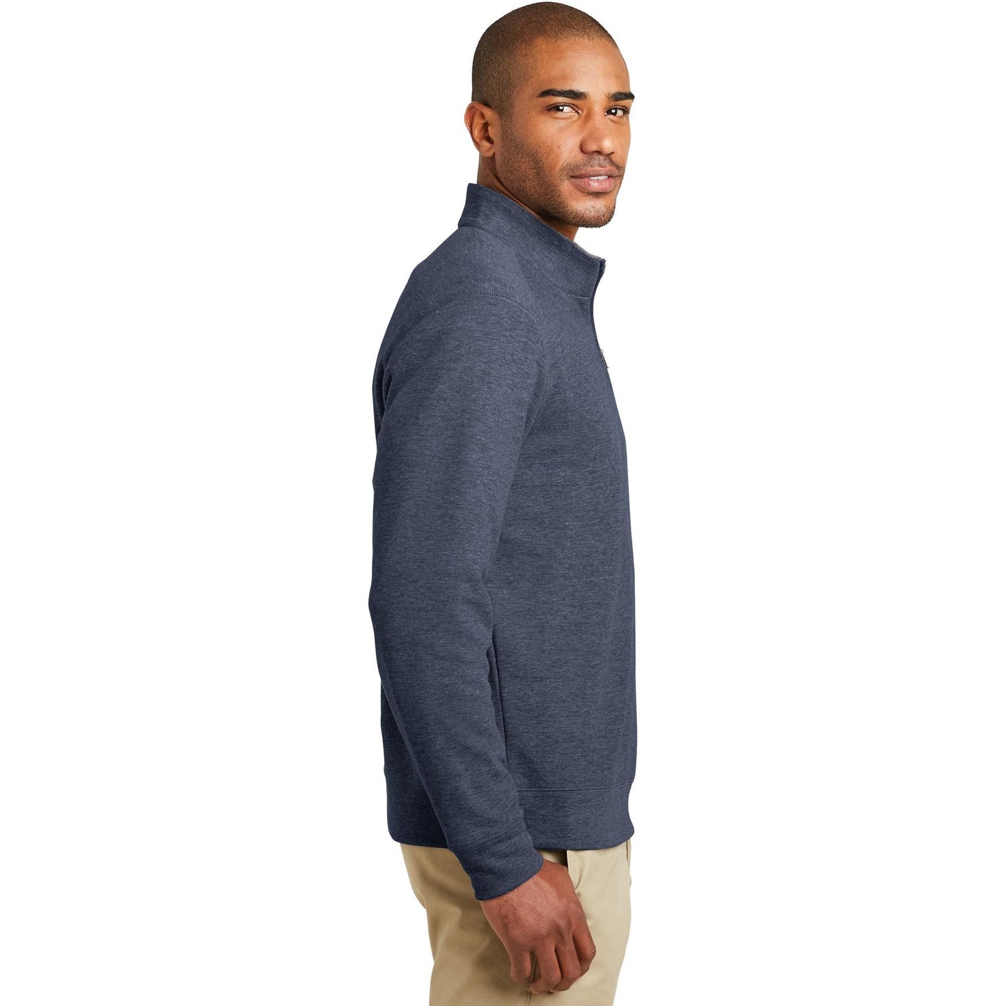 Charcoal Heather Sweatshirt - Port Authority - Soft Blend