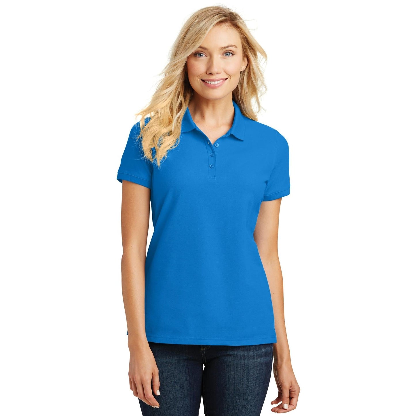 Bright Kelly Green Polo - Port Authority - Stylish Comfort